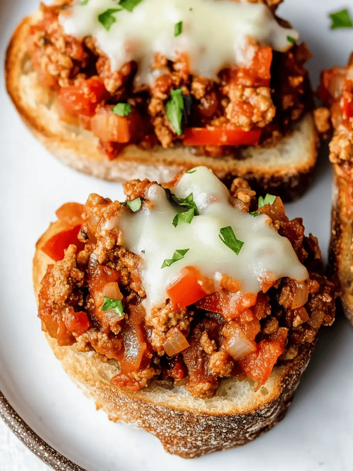 Crock Pot Italian Sloppy Joes