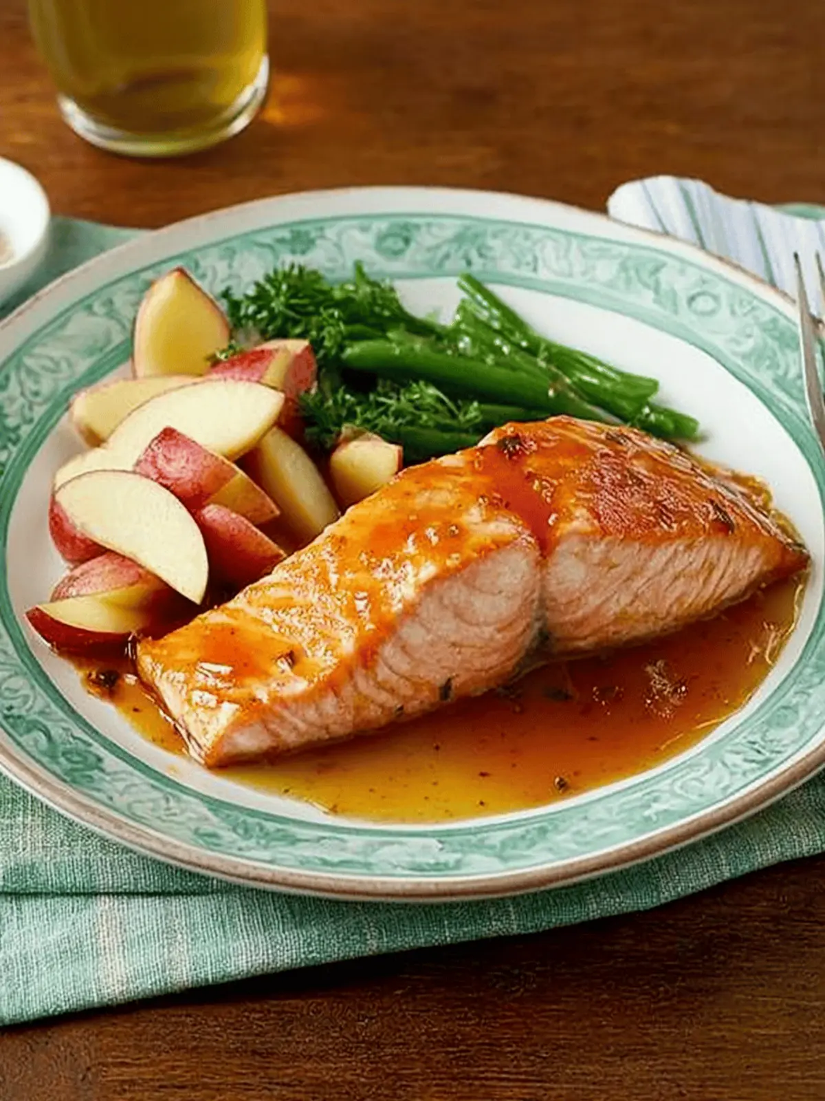 Apple Cider-Glazed Salmon