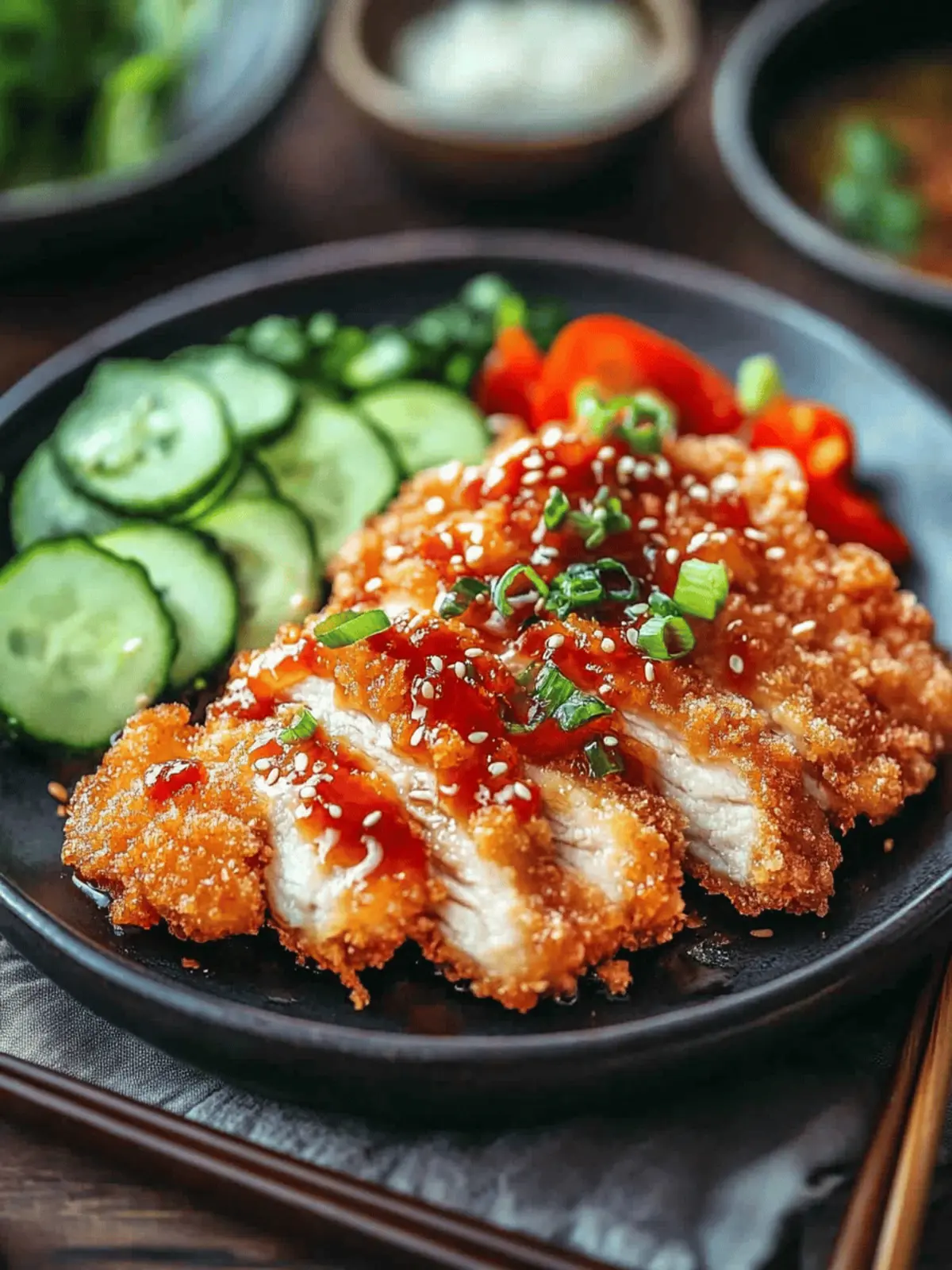Spicy Korean Chicken Katsu