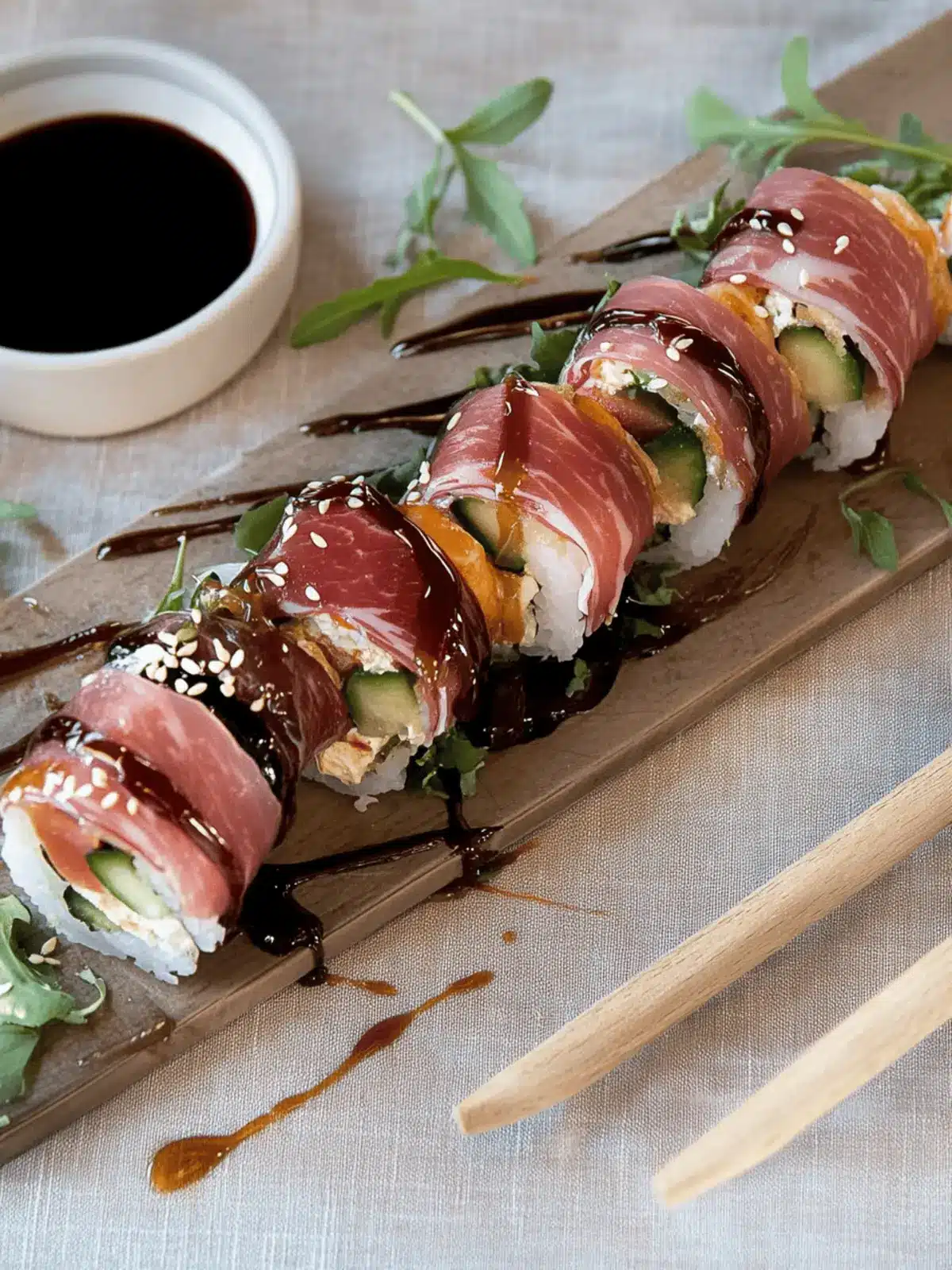 Italian Charcuterie Sushi Rolls