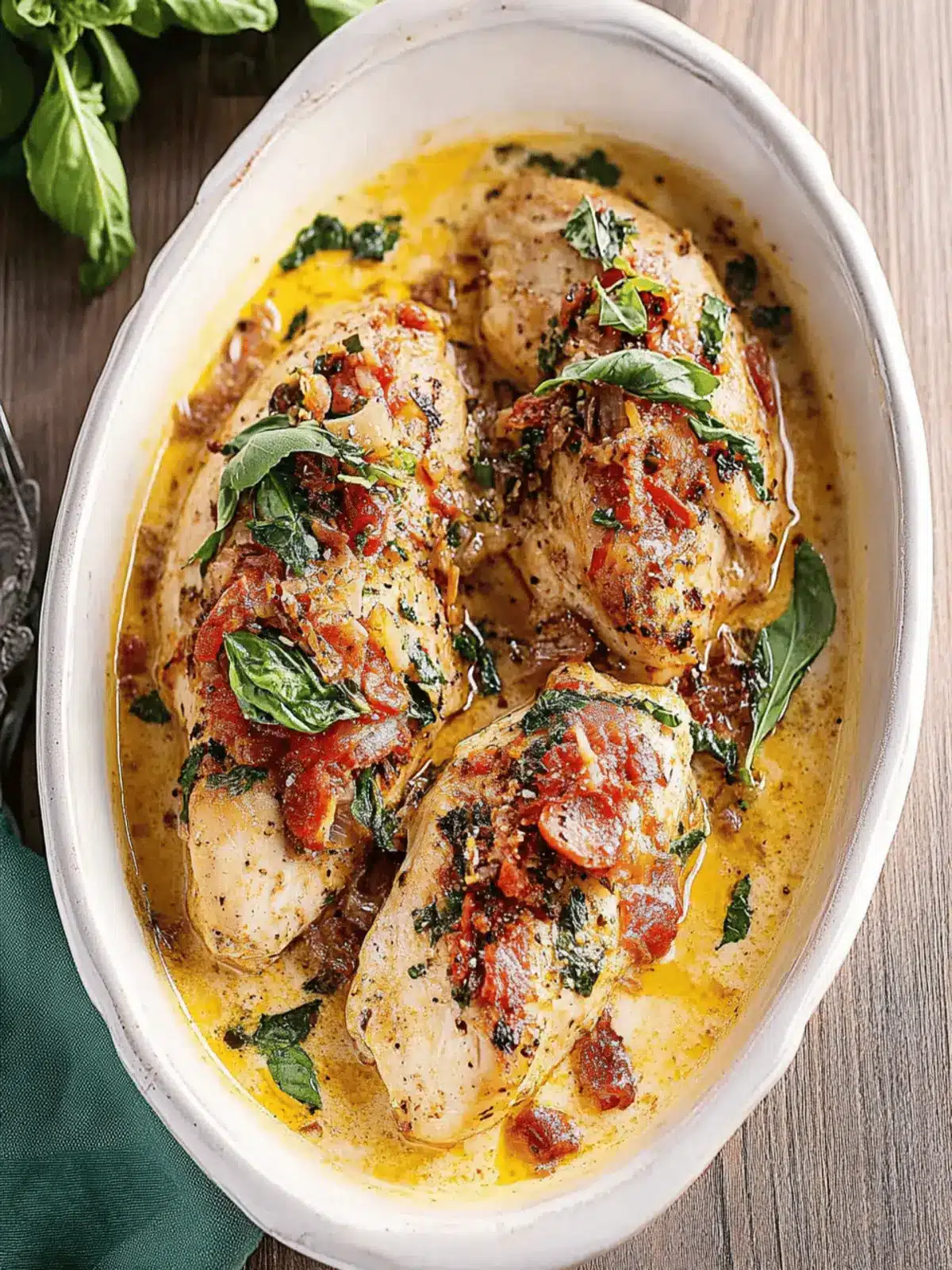 Crockpot Tuscan Chicken