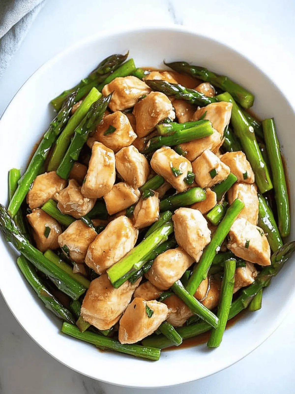 Teriyaki Chicken and Asparagus