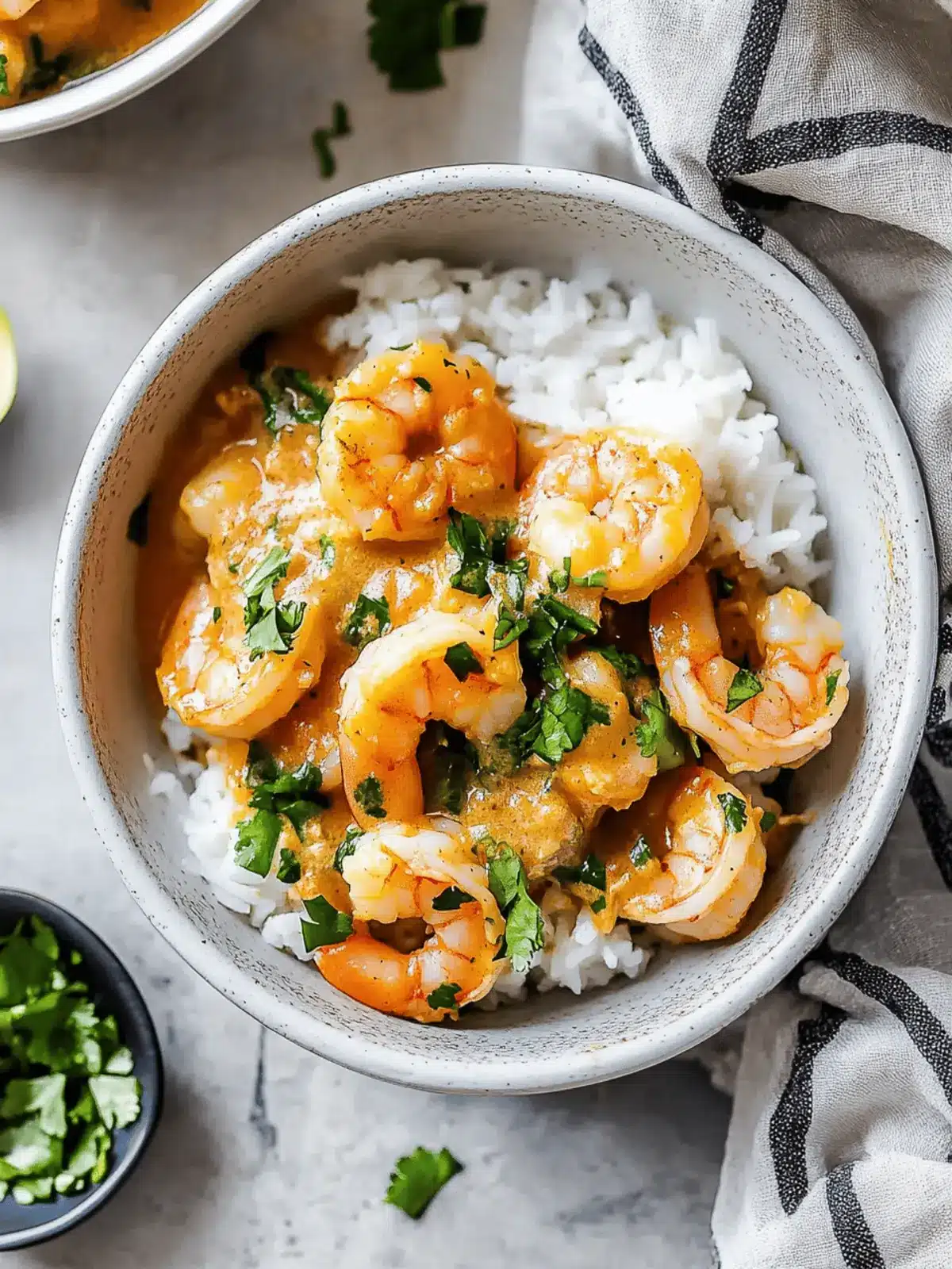 Red Thai Coconut Curry Shrimp