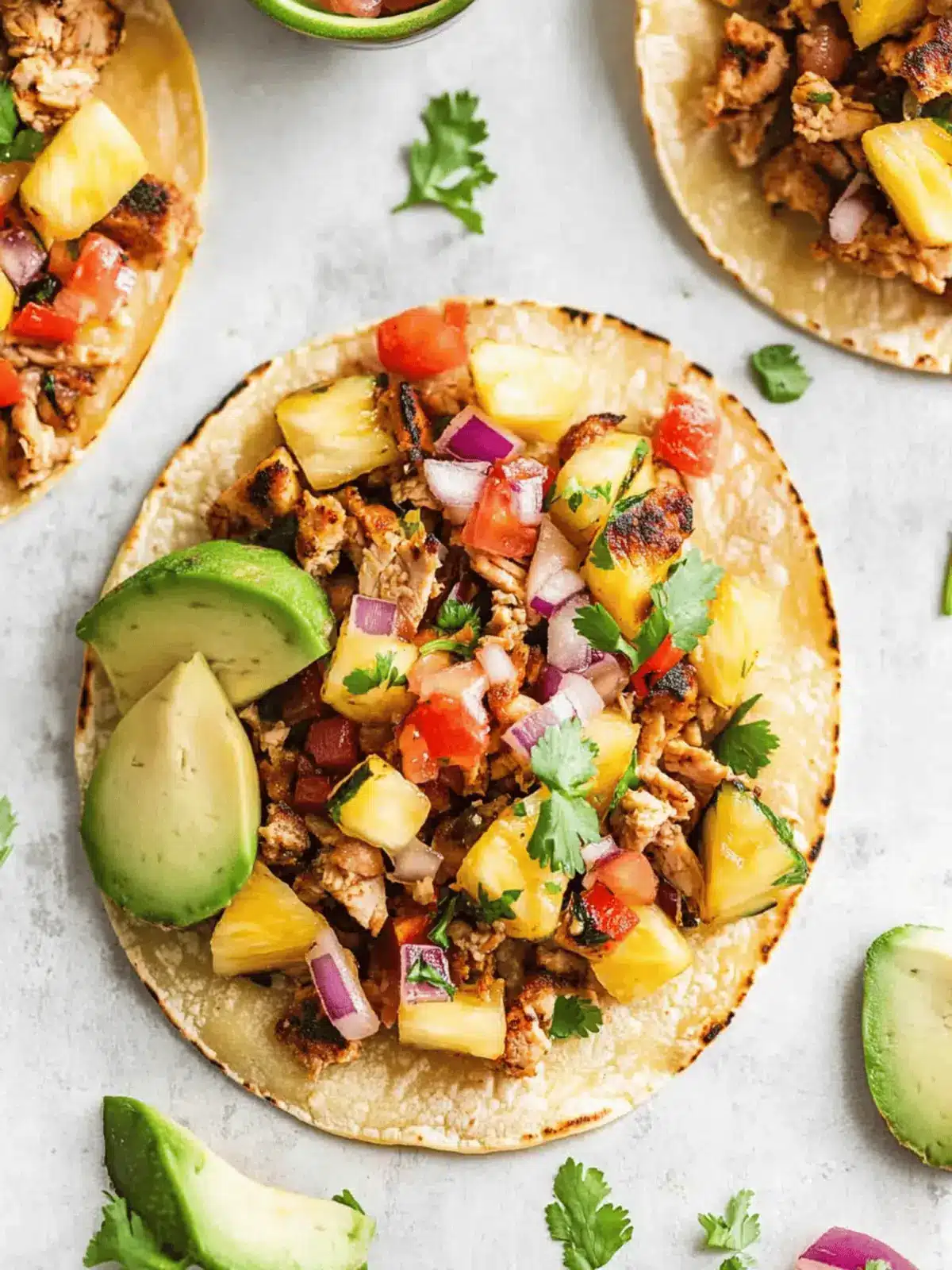 Pineapple Turkey Tacos