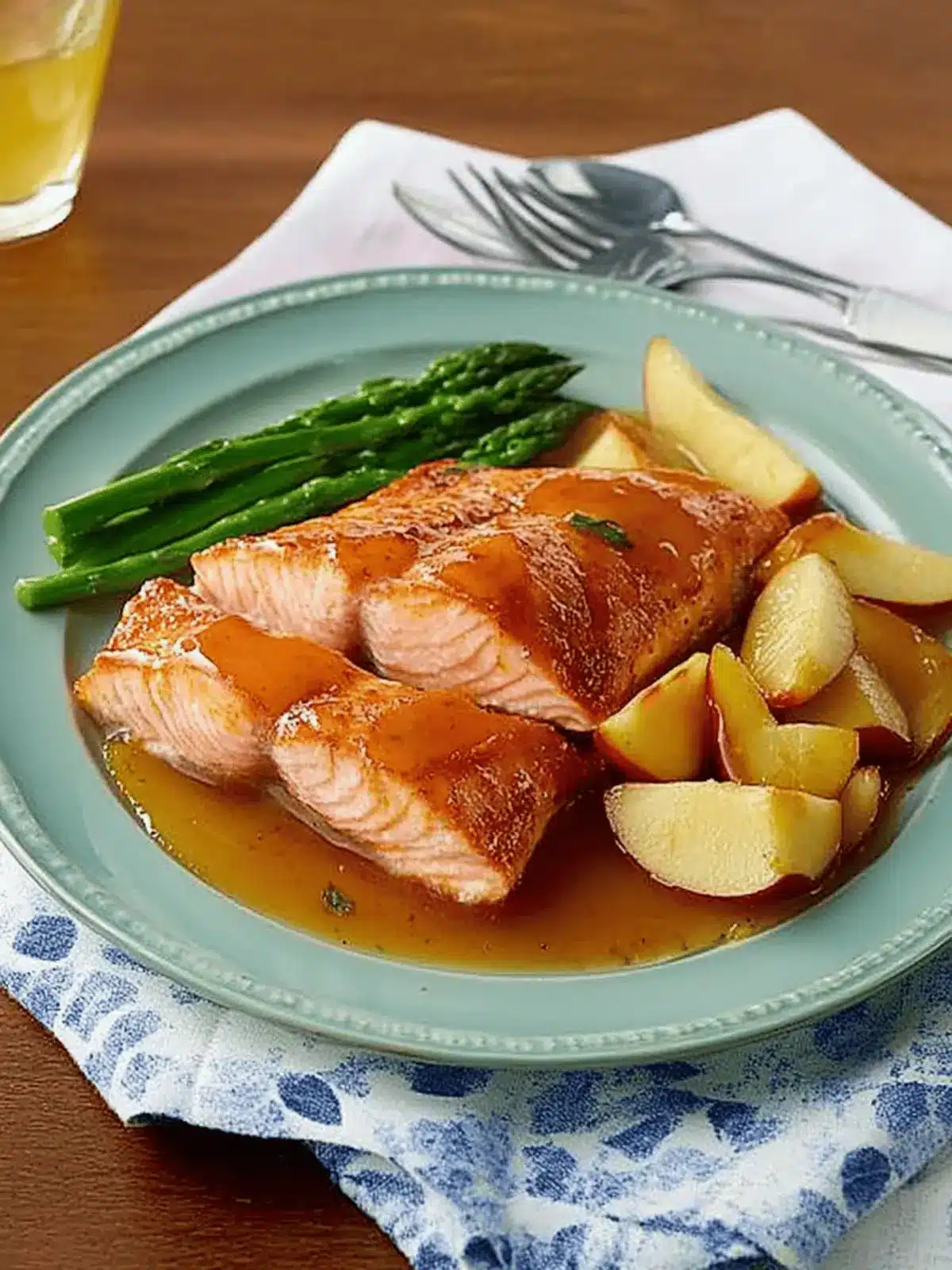 Apple Cider-Glazed Salmon