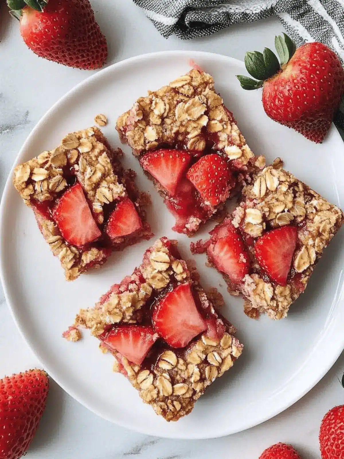 Delicious Healthy Strawberry Oatmeal Bars Your Family Will Love 5 Healthy Strawberry Oatmeal Bars