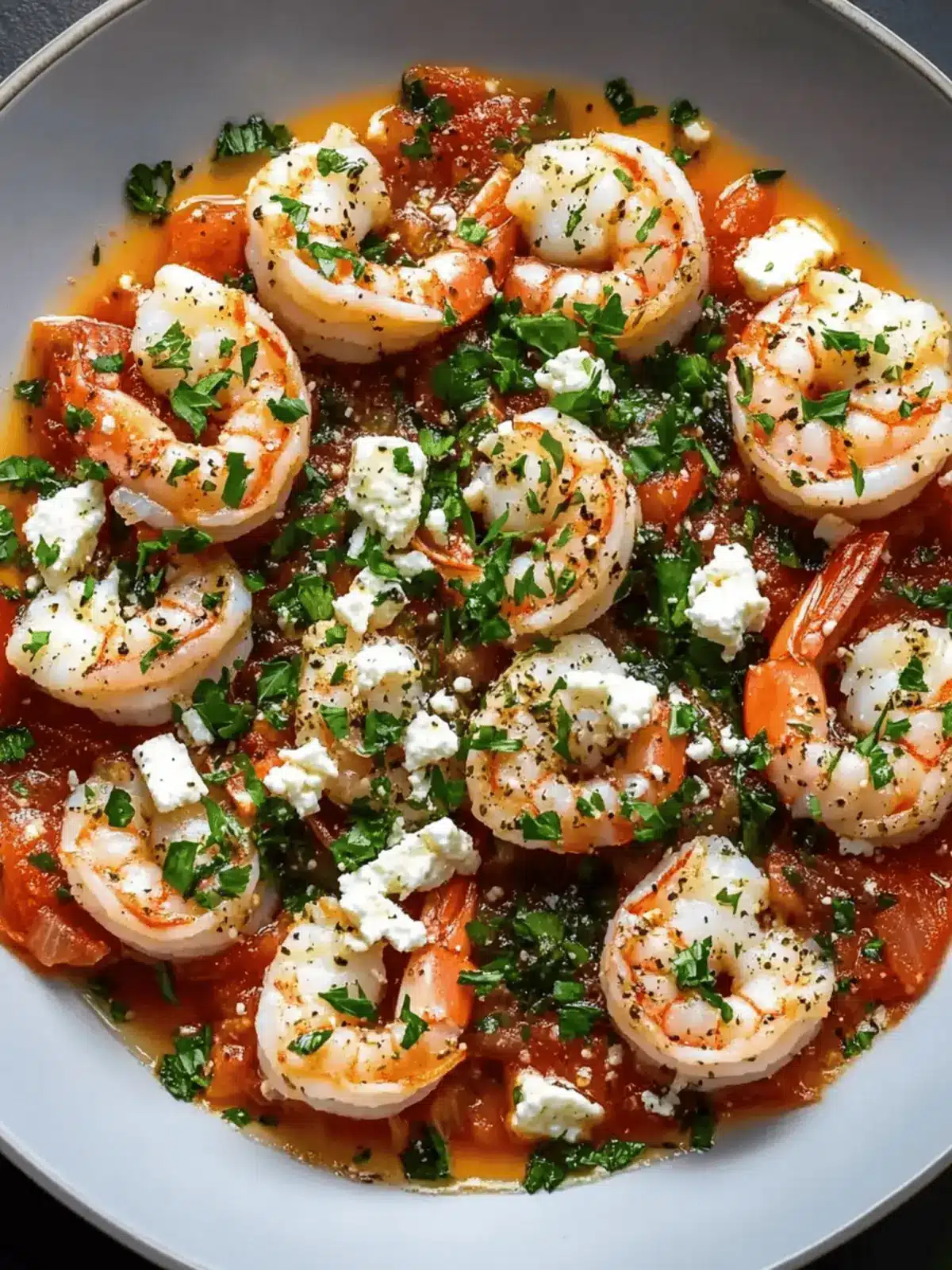 Greek Shrimp with Feta and Tomatoes Recipe