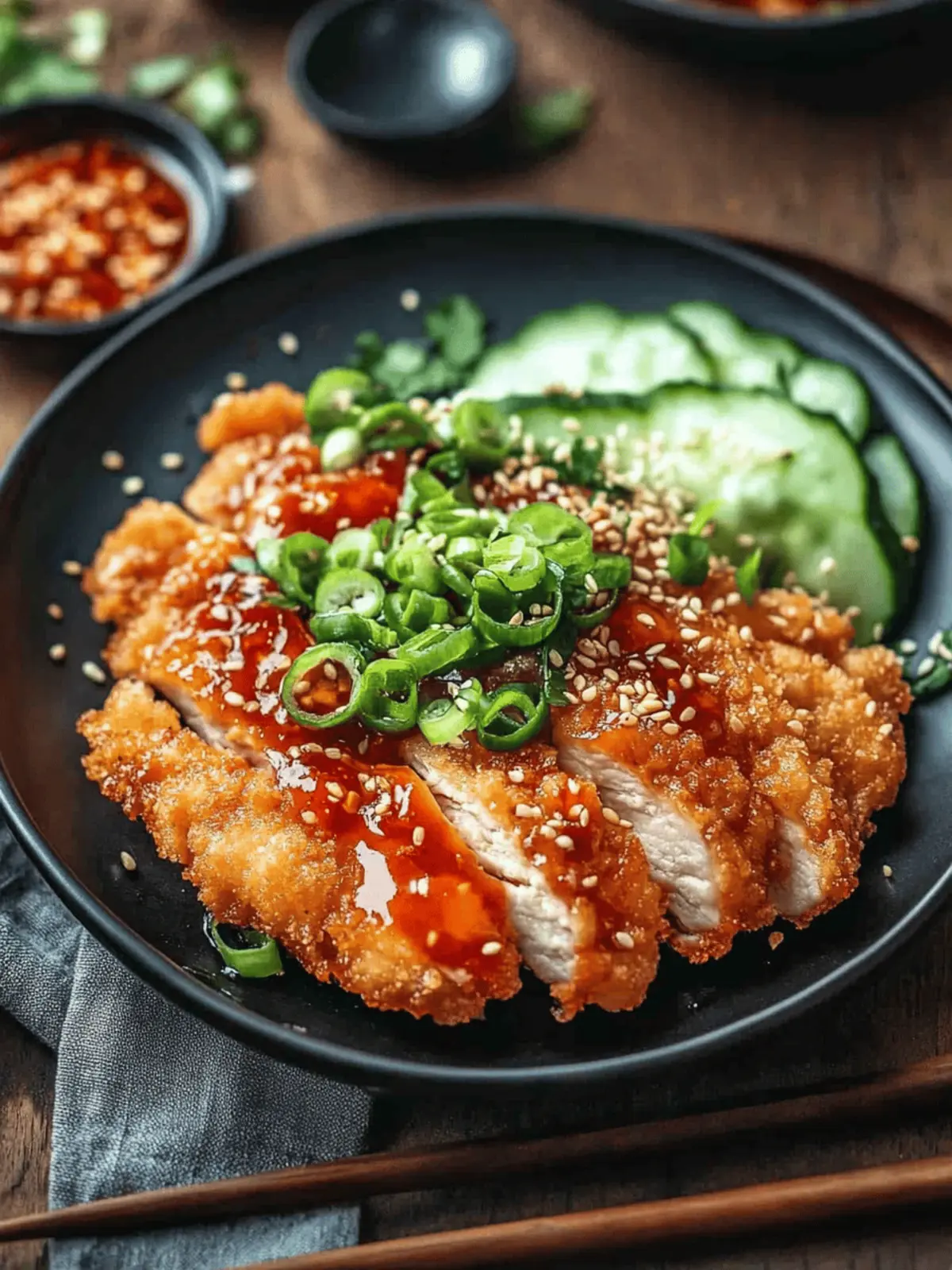 Spicy Korean Chicken Katsu