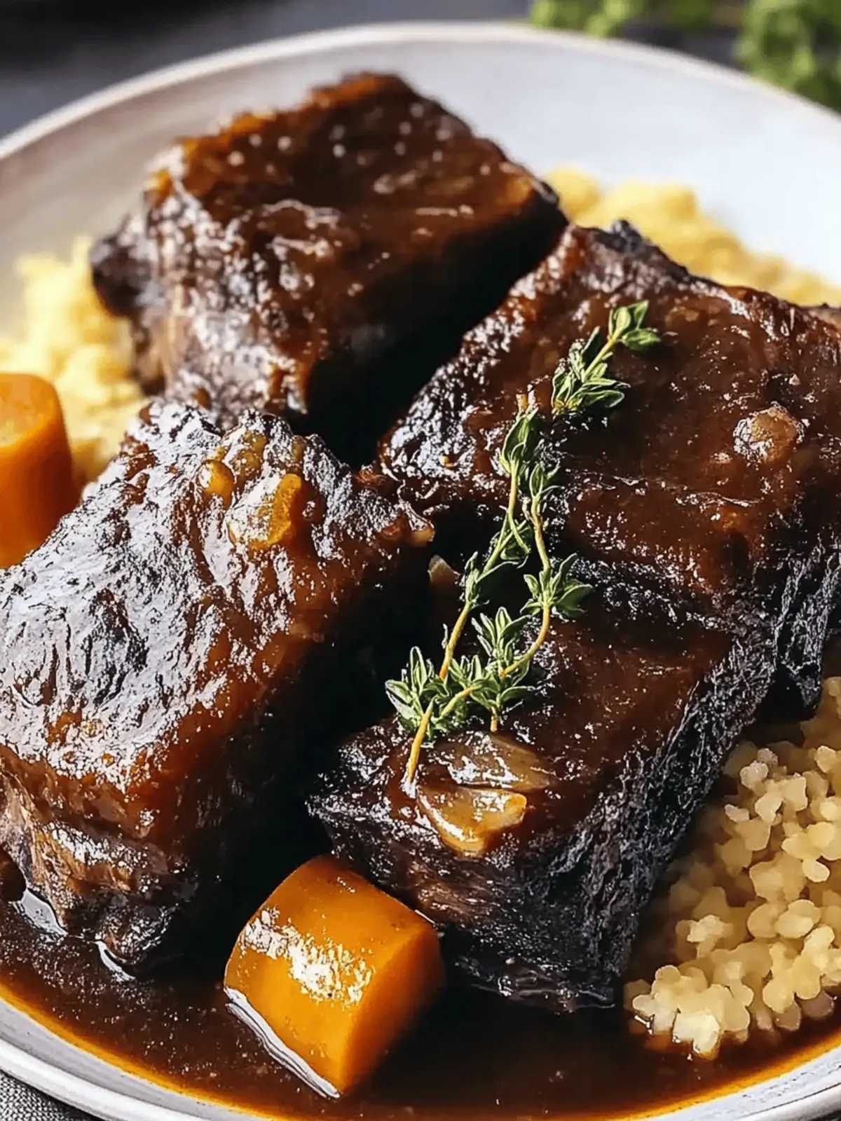 Crockpot Beef Short Ribs