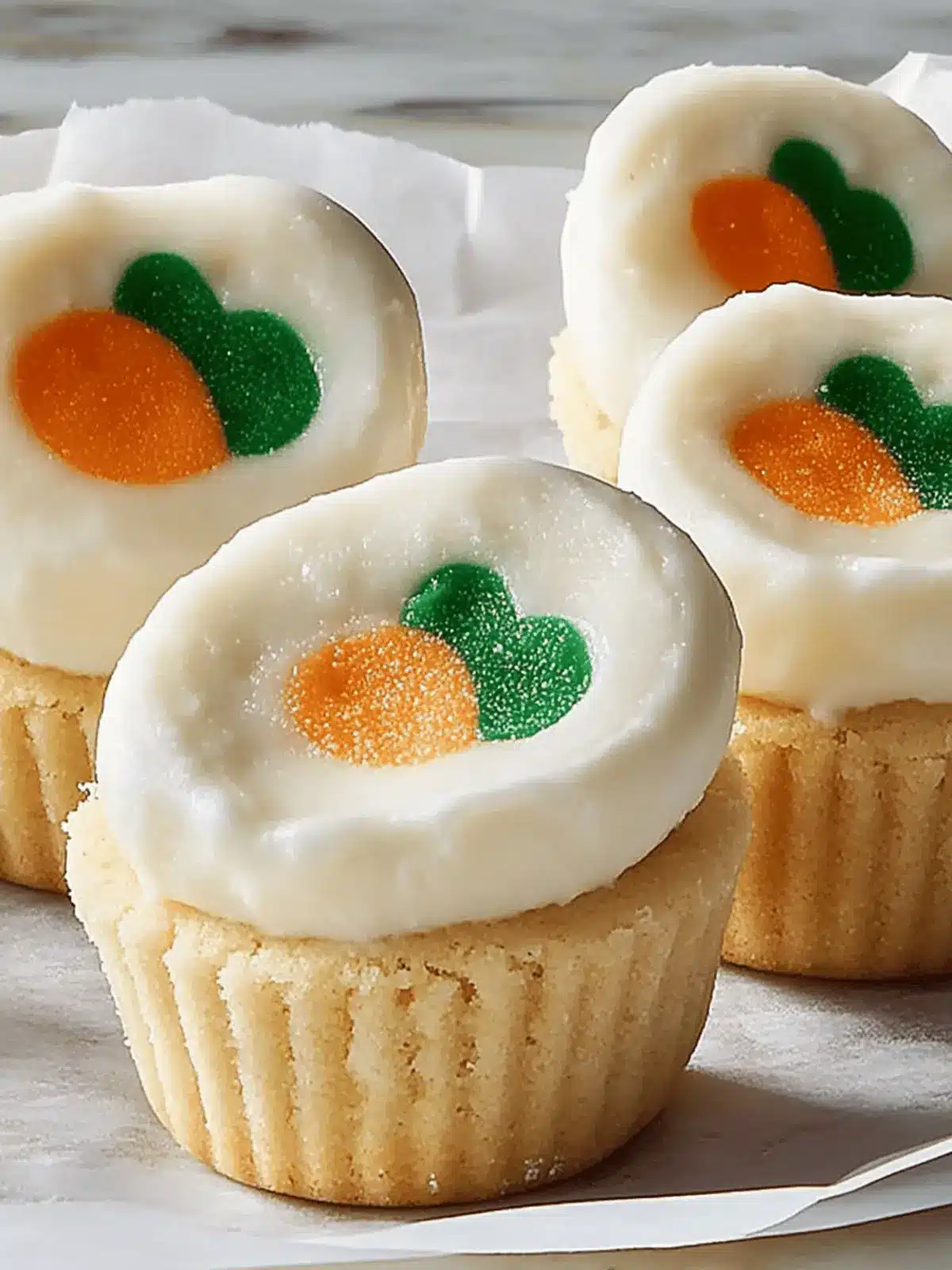 Mini Pillsbury Cookie Cheesecakes for a halloween treat