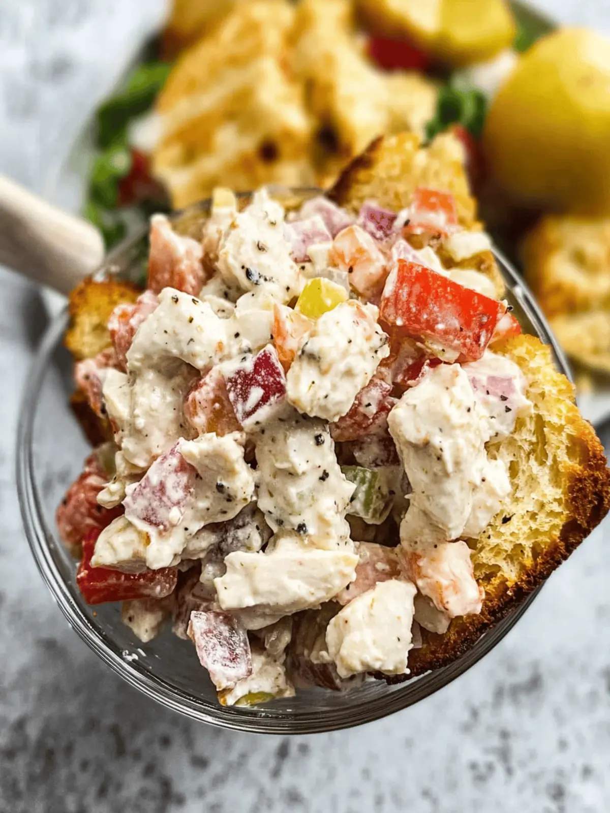 Italian Grinder Chicken Salad