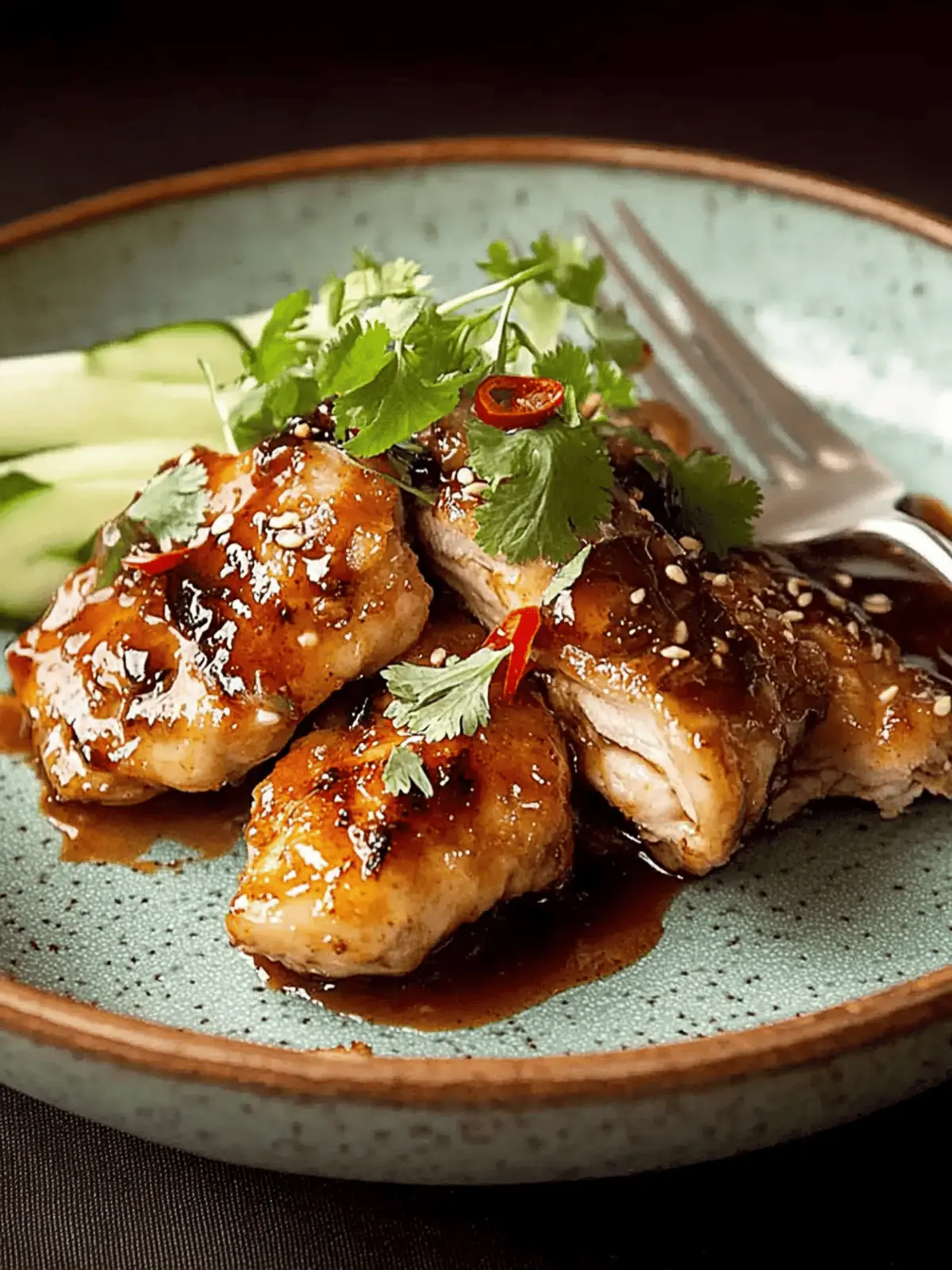 Sticky Sweet Garlic Chicken