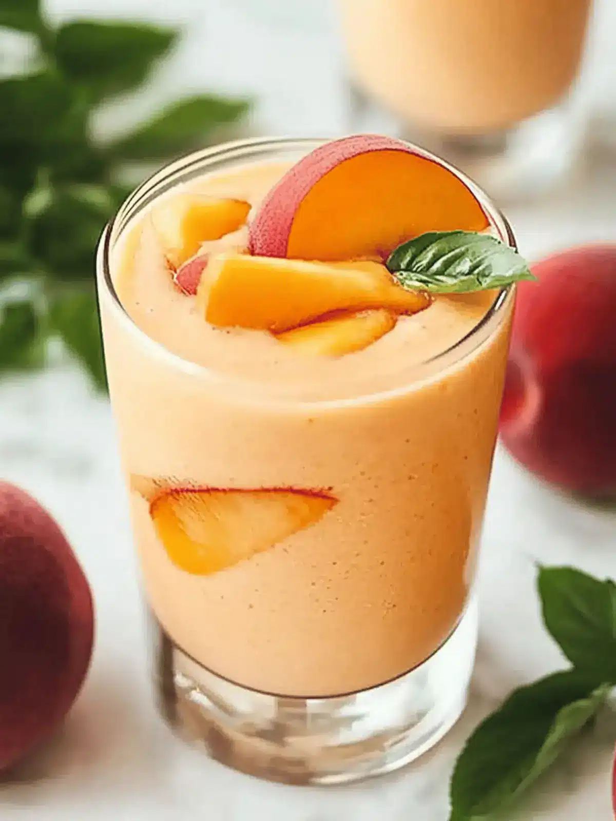 Taste Of Summer Peach Smoothie Recipe