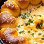 Pretzel Ring Beer Cheese Dip