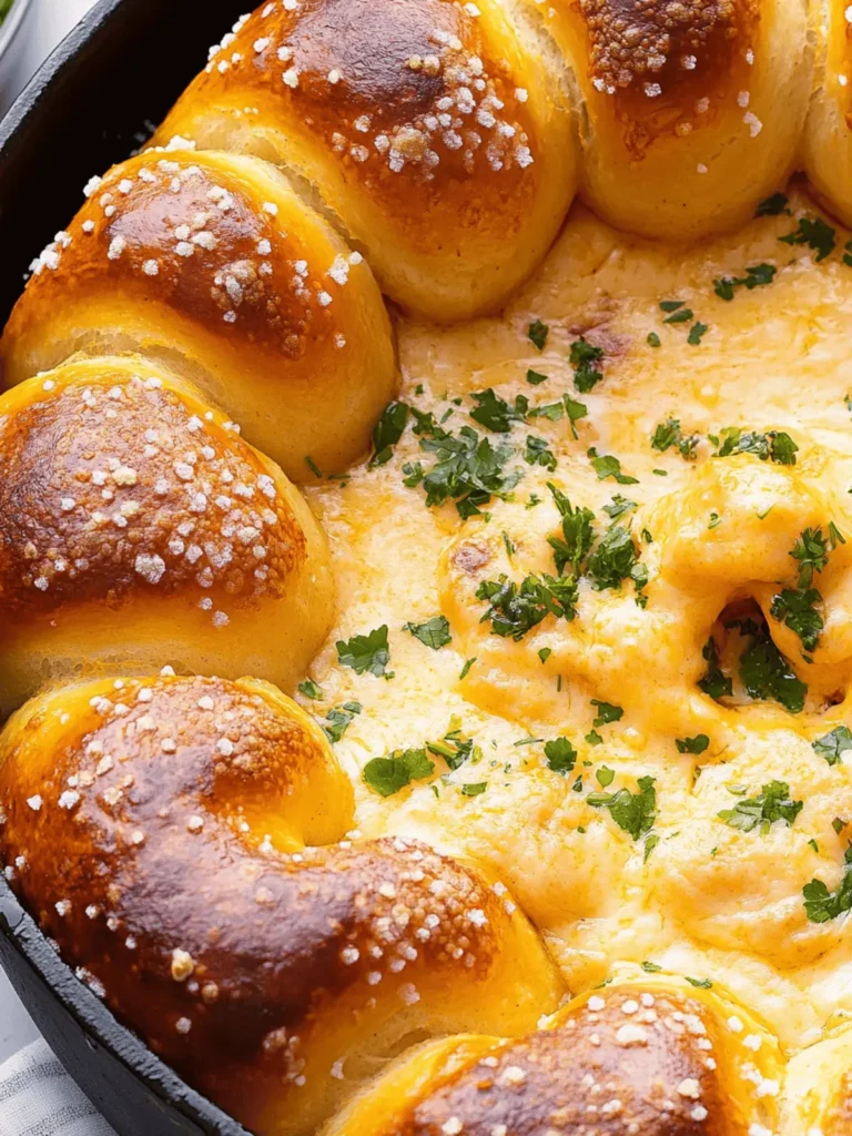 Pretzel Ring Beer Cheese Dip