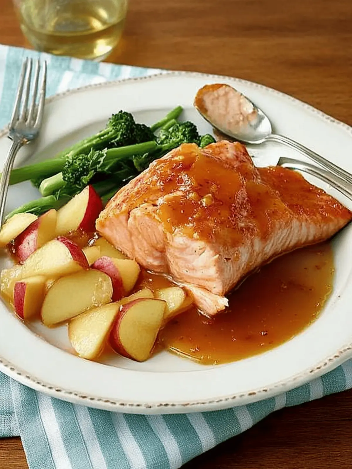 Apple Cider-Glazed Salmon