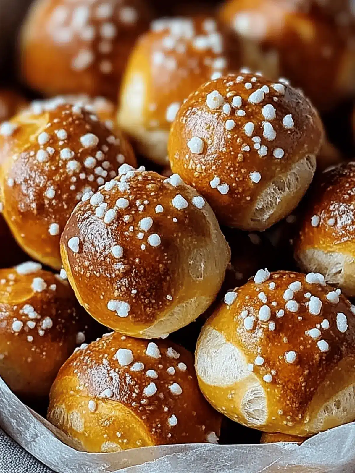 Sourdough Discard Pretzel Bites