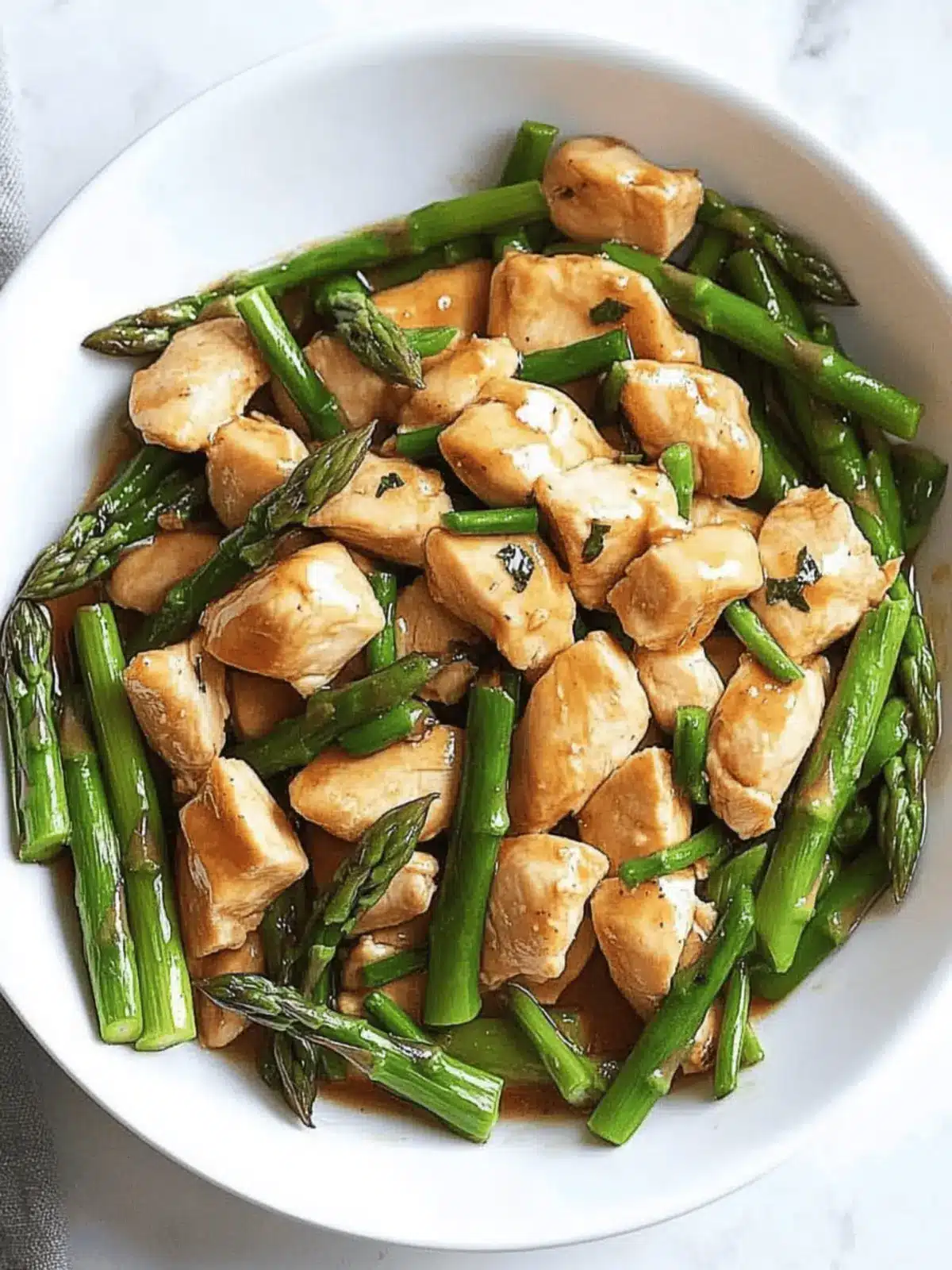 Teriyaki Chicken and Asparagus