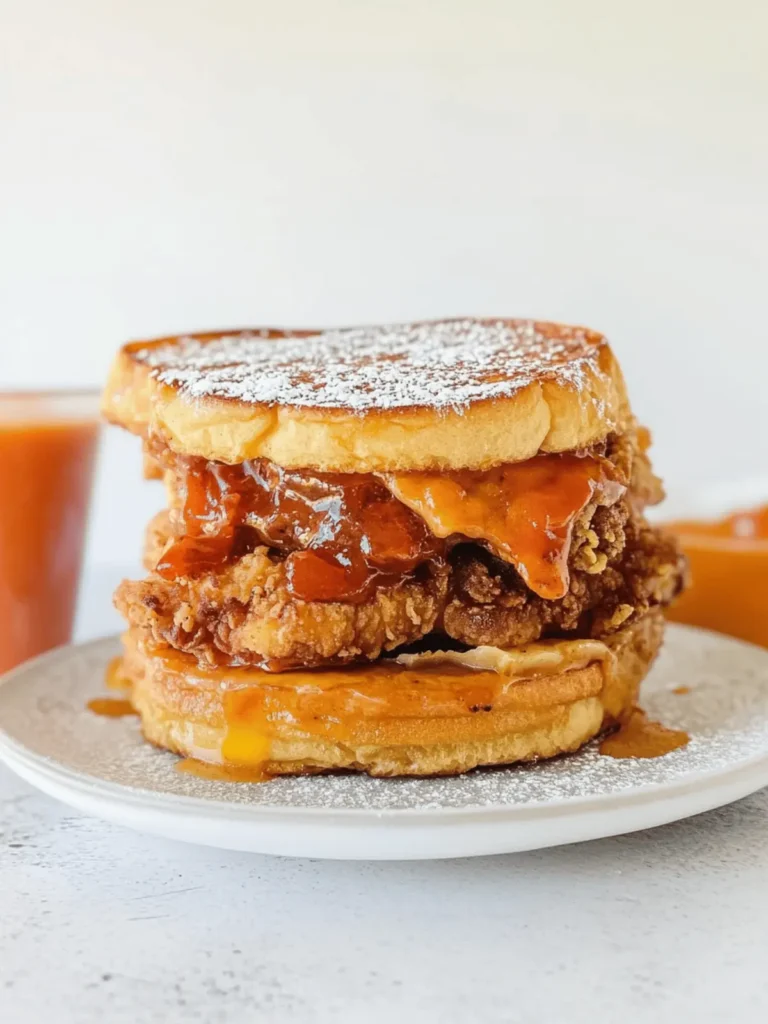 French Toast Fried Chicken Sandwich