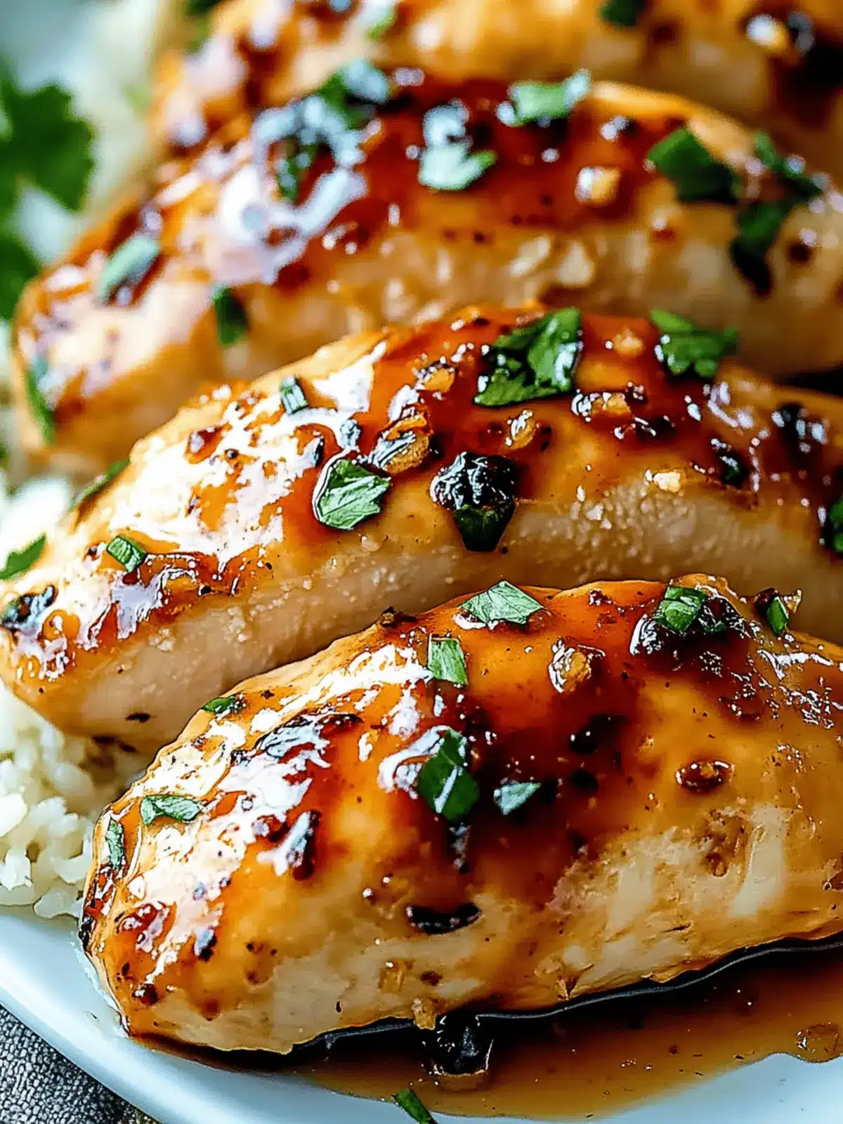 Honey Garlic Chicken Breasts