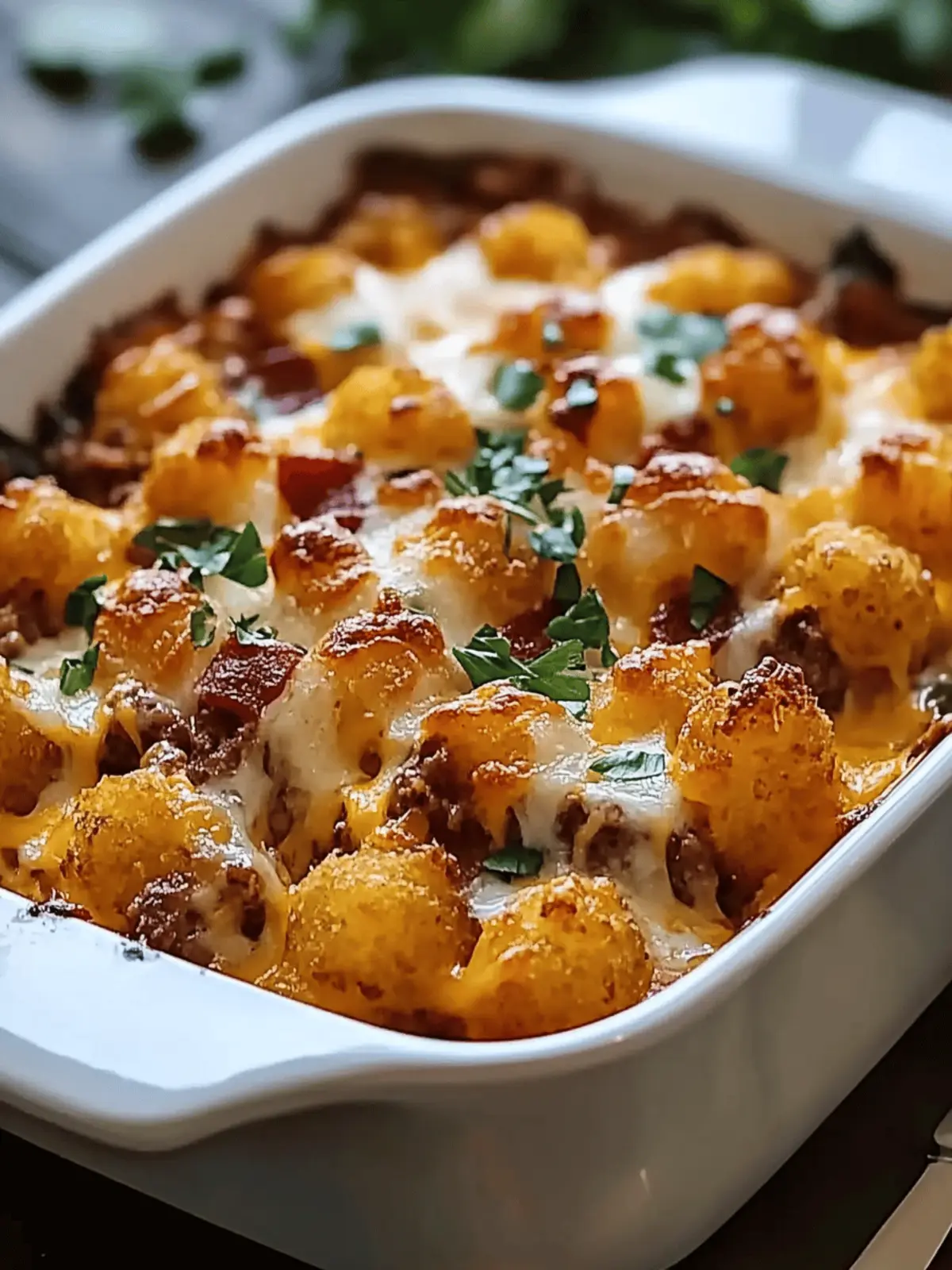 Cheeseburger Tater Tot Casserole: A Comfort Food Classic