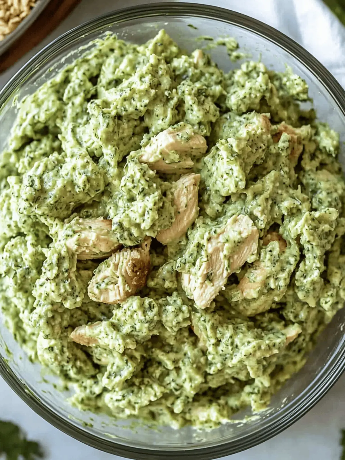 Healthy Green Goddess Chicken Salad (High-Protein)