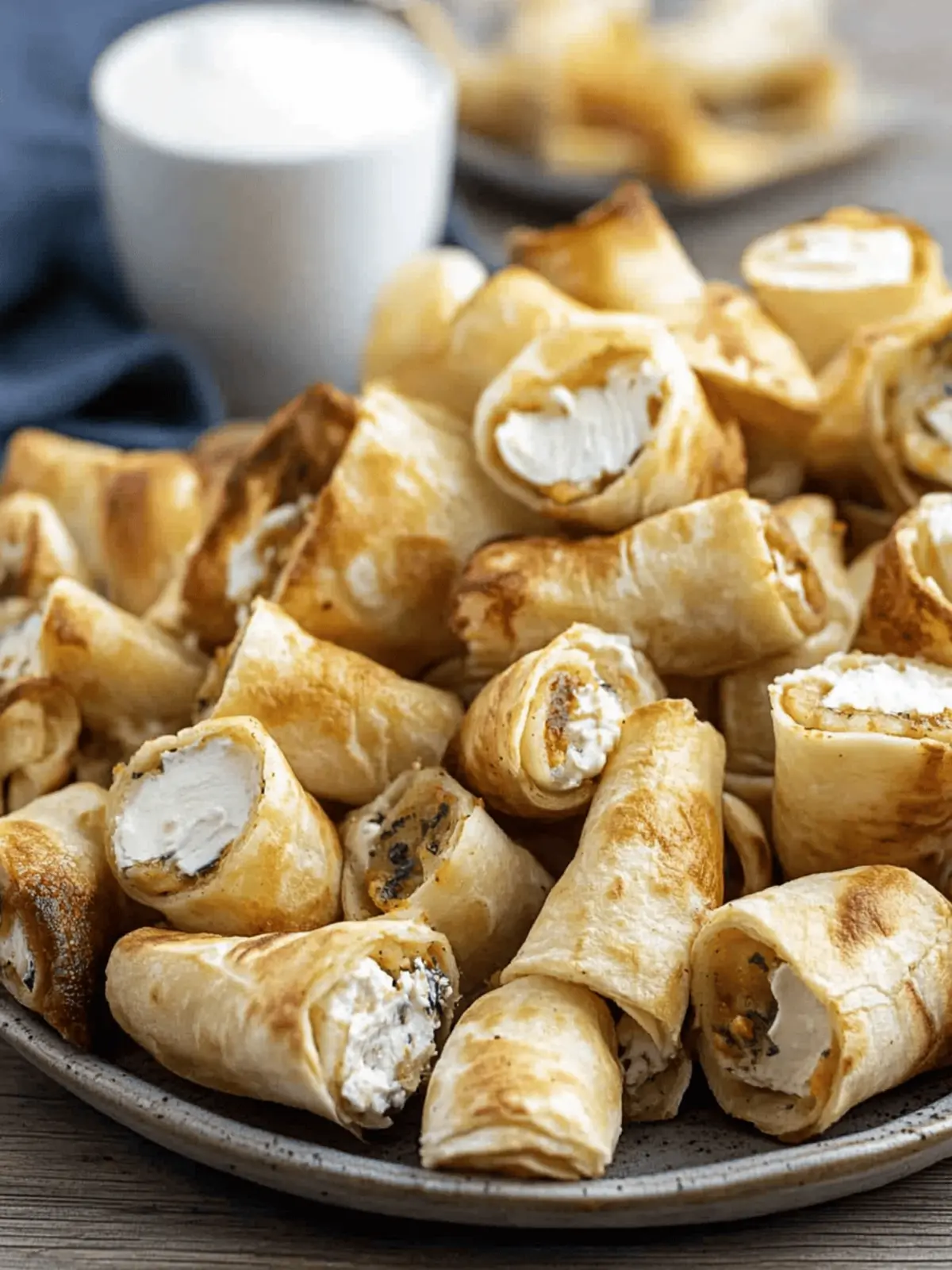 Cream Cheese Tortilla Bites