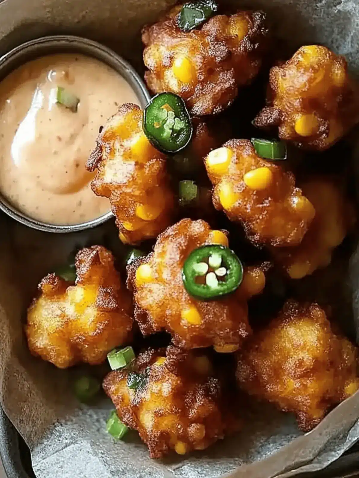 Jalapeño Corn Fritters