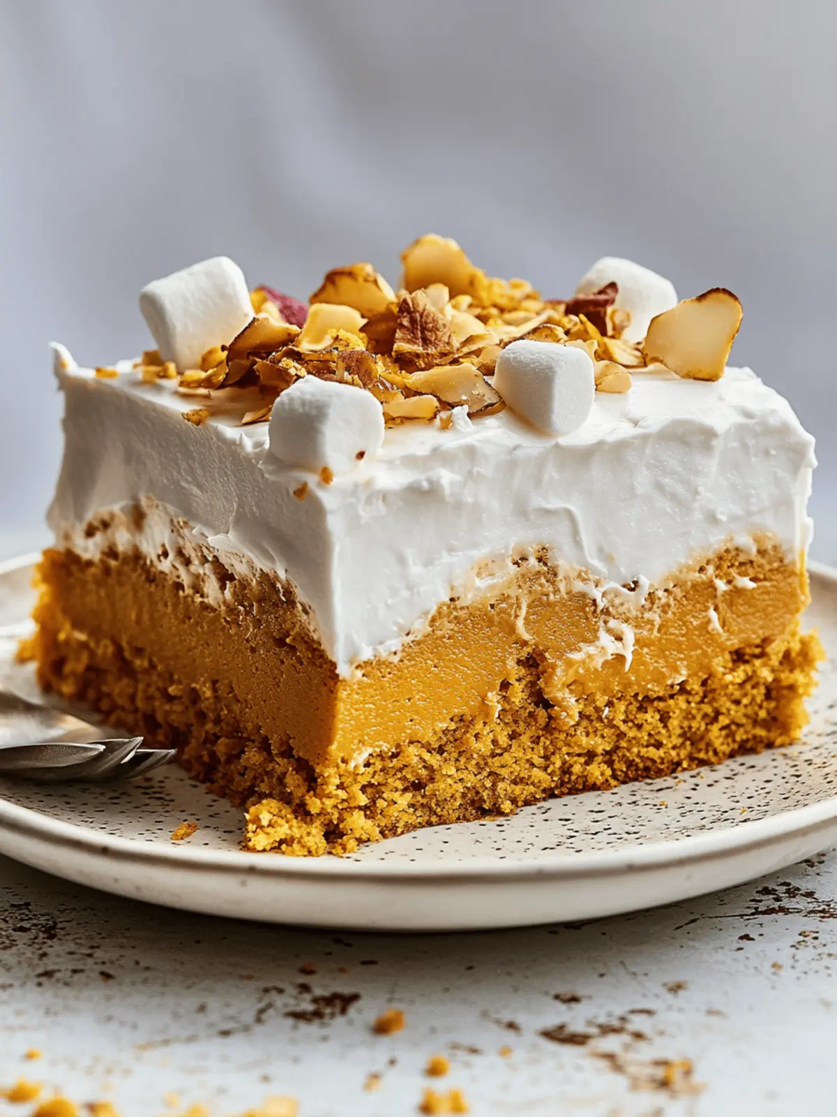 Sweet Potato Sheet Cake with Marshmallow Frosting