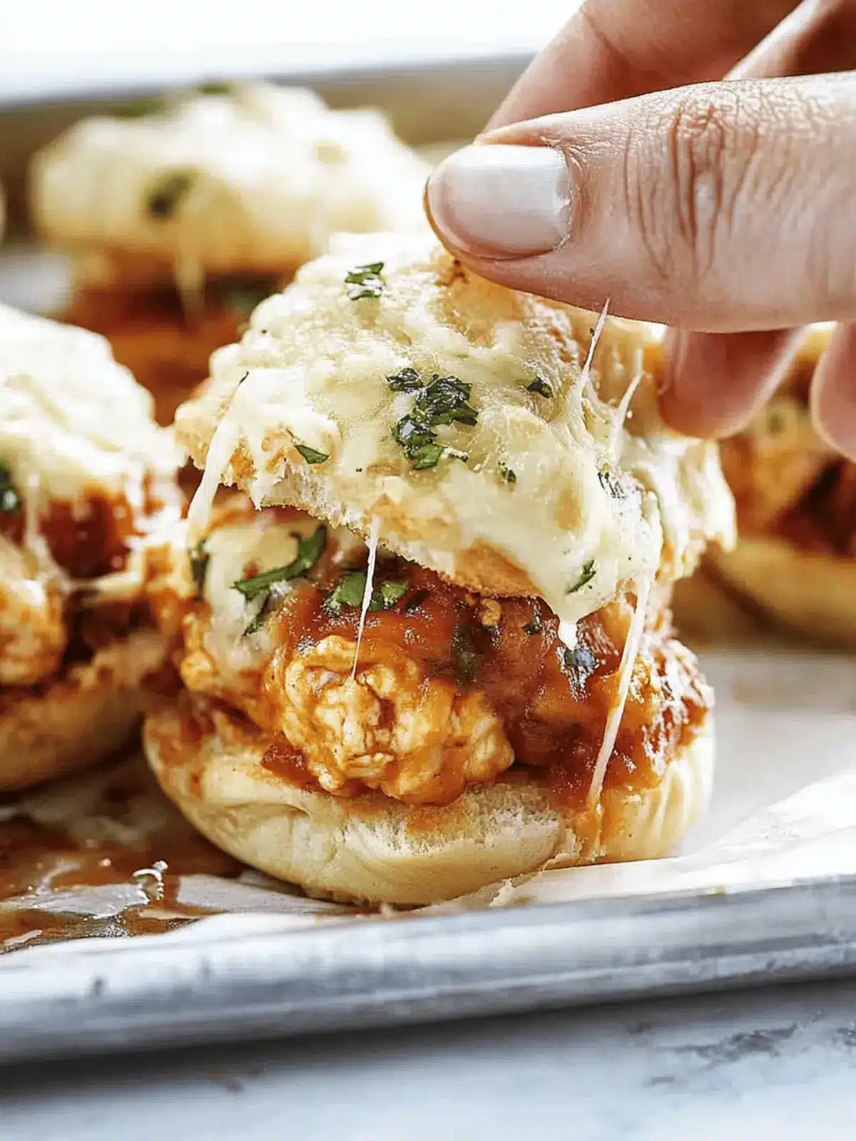 Chicken Parmesan Sliders