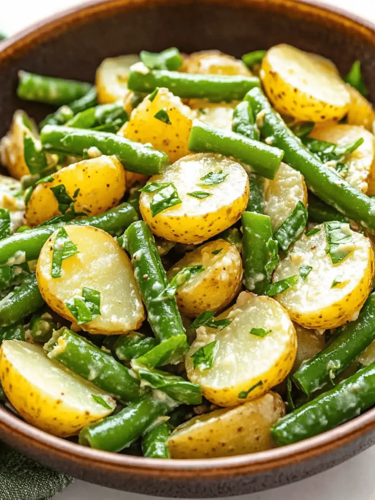 Quick Green Bean Potato Salad