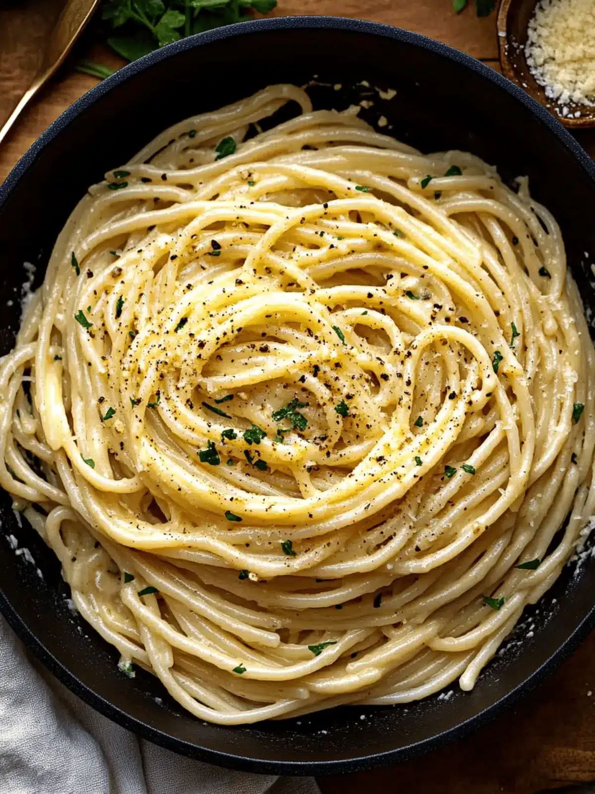 Garlic Butter Bucatini