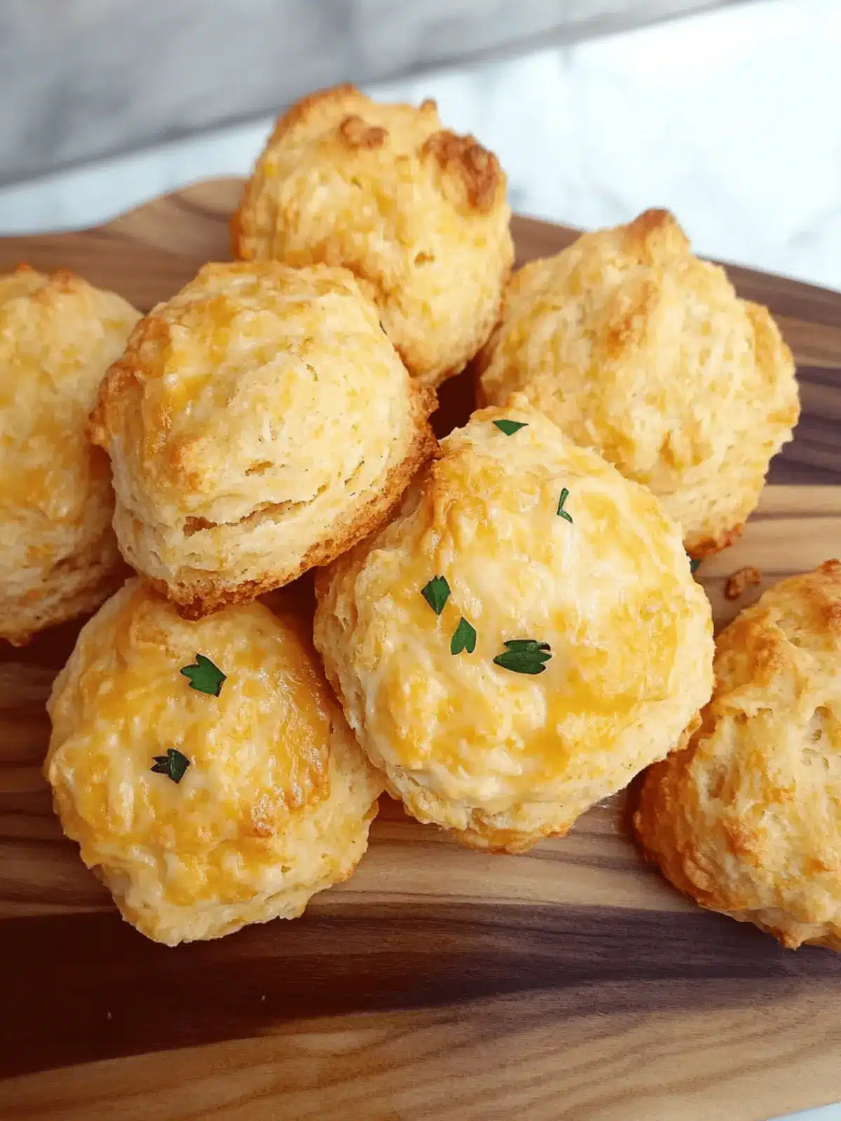 Sourdough Greek Yogurt Cheddar Biscuits