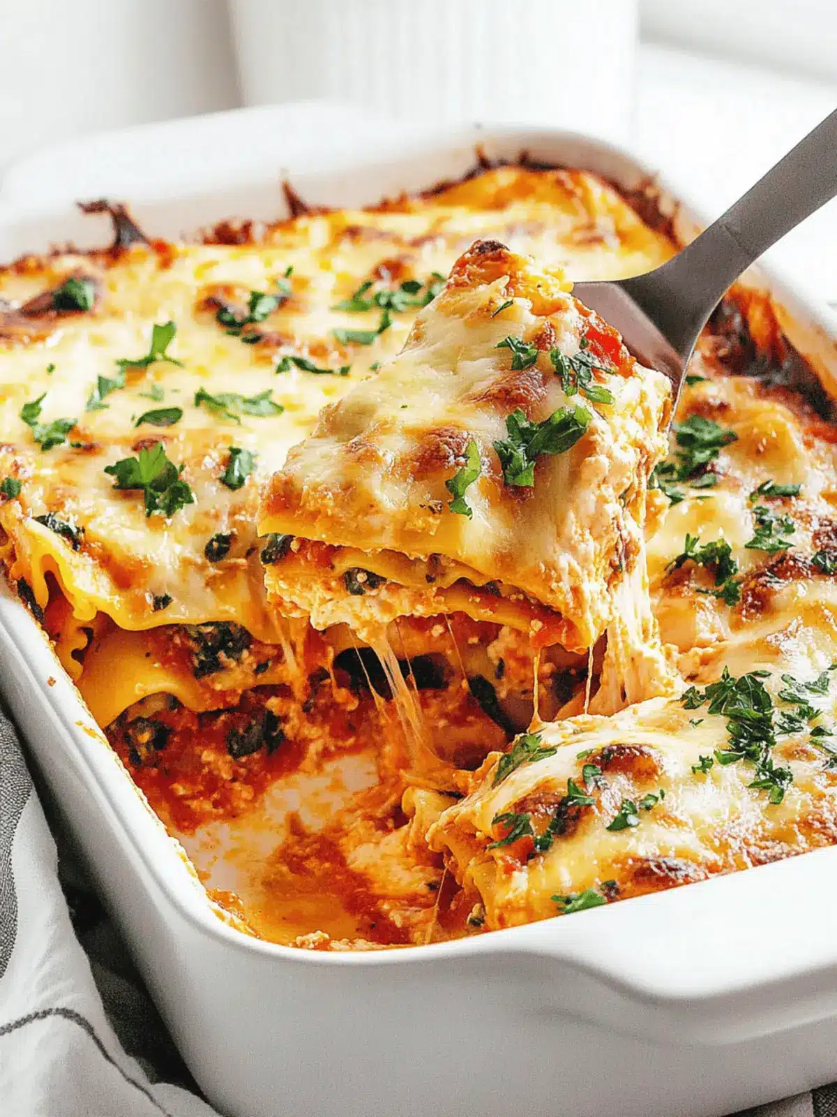 Easy Vegetarian Lasagna Recipe (No Ricotta!)
