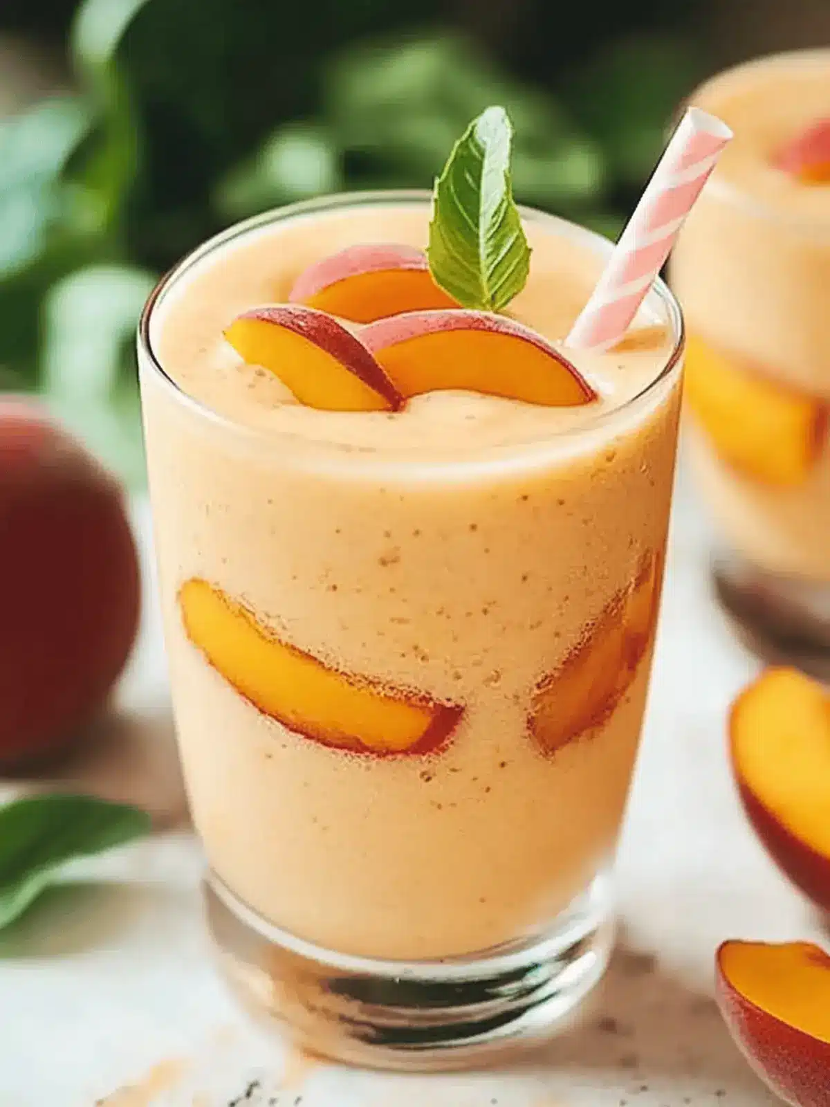 Taste Of Summer Peach Smoothie Recipe