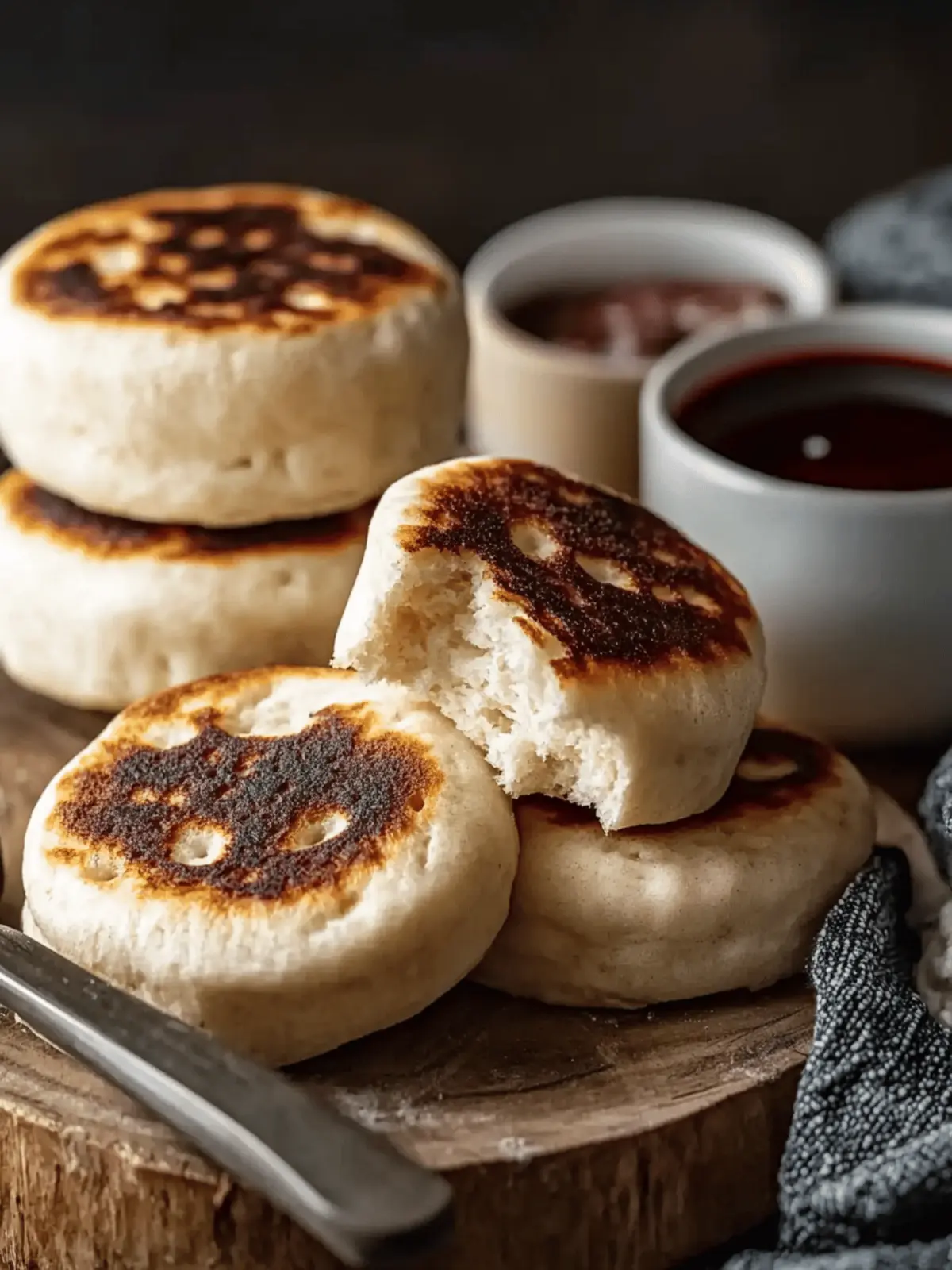 Sourdough Discard English Muffins
