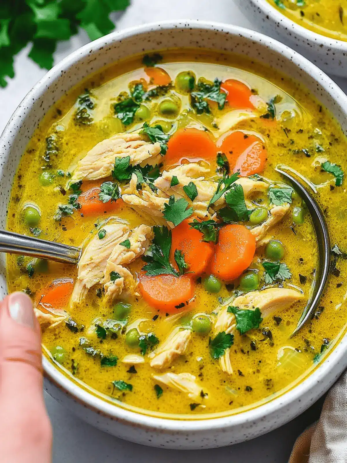 Anti Inflammatory Turmeric Chicken Soup