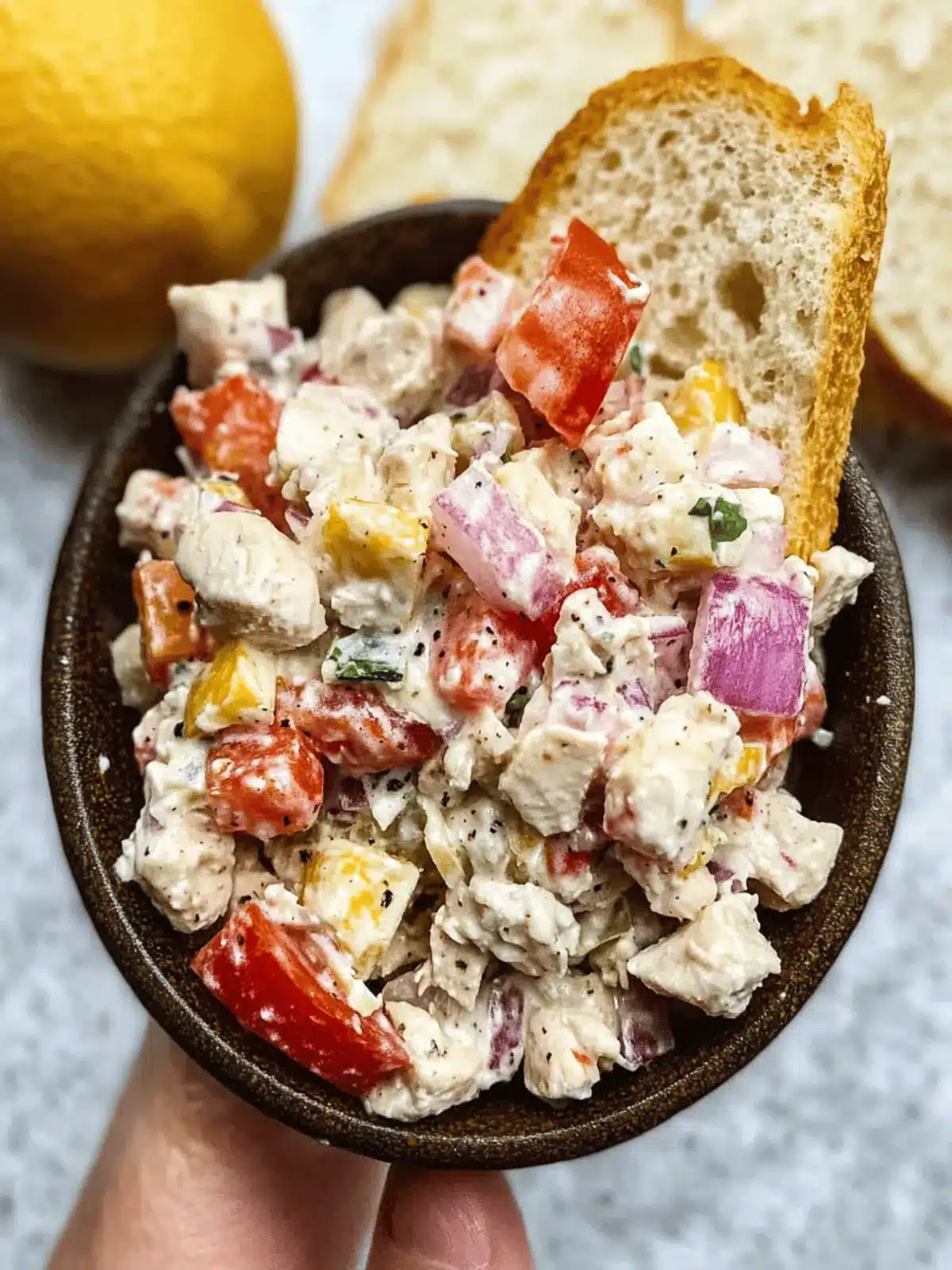Italian Grinder Chicken Salad
