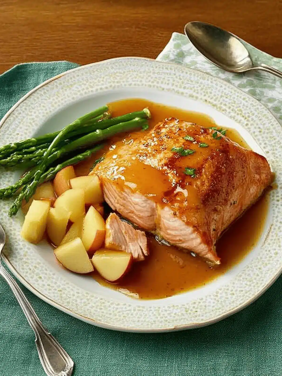 Apple Cider-Glazed Salmon