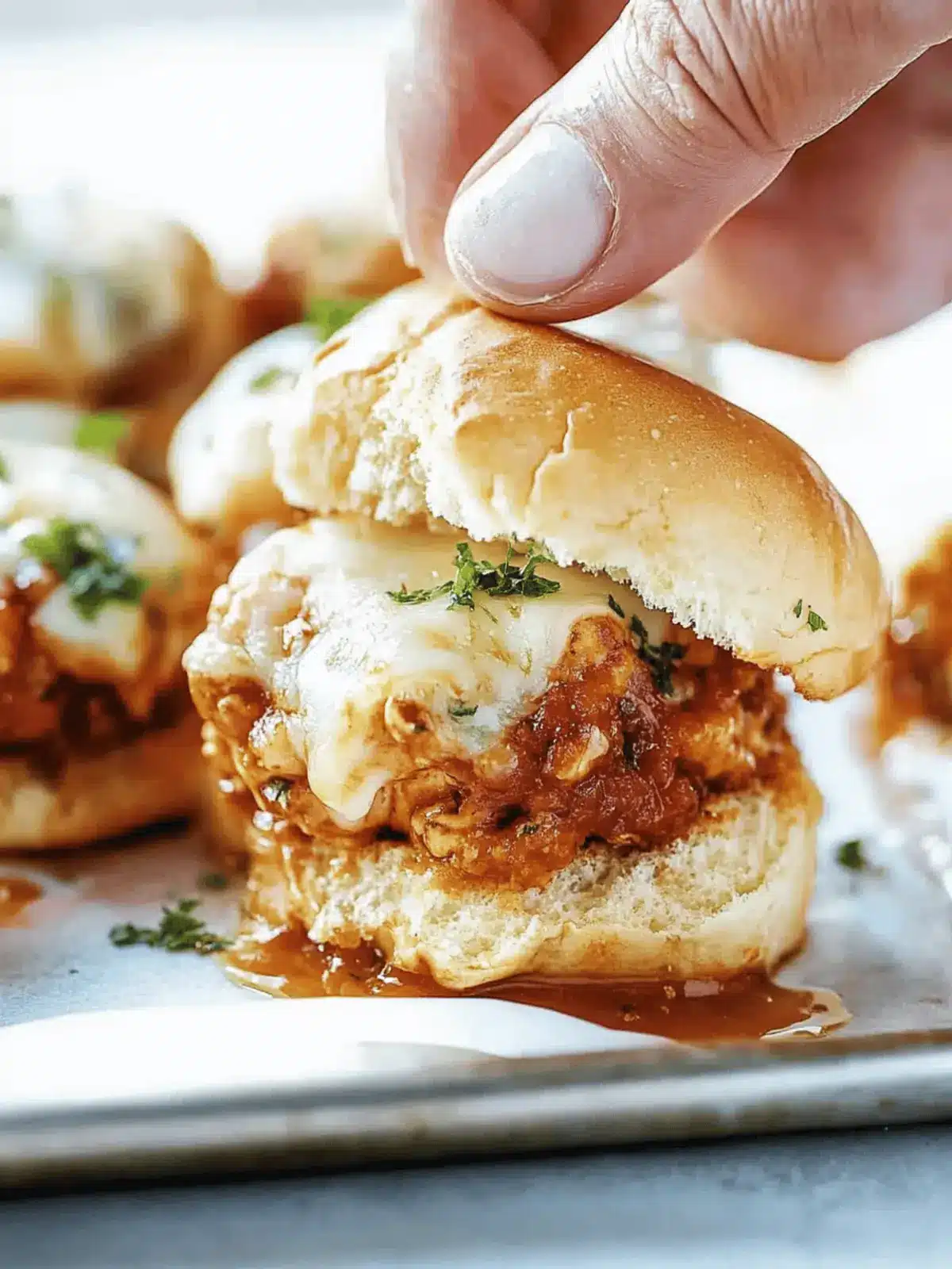 Chicken Parmesan Sliders