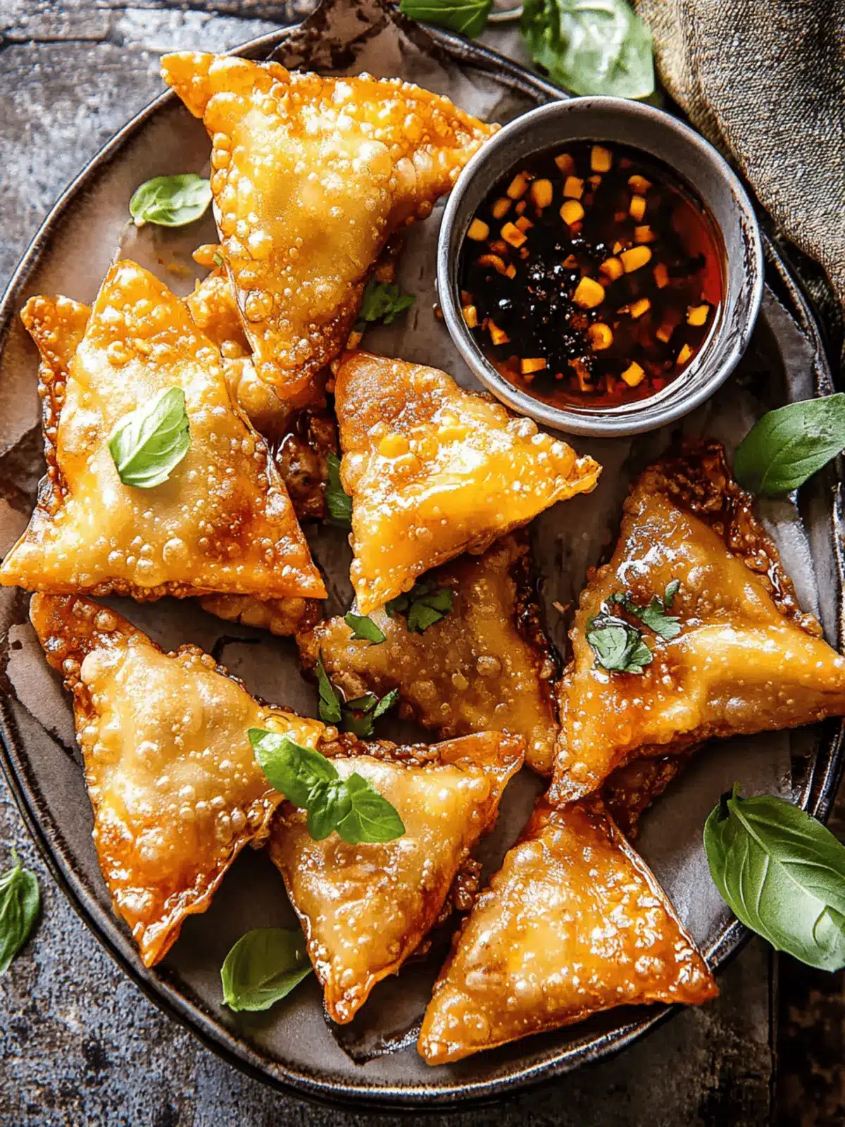 Crispy Sweet Corn Wontons