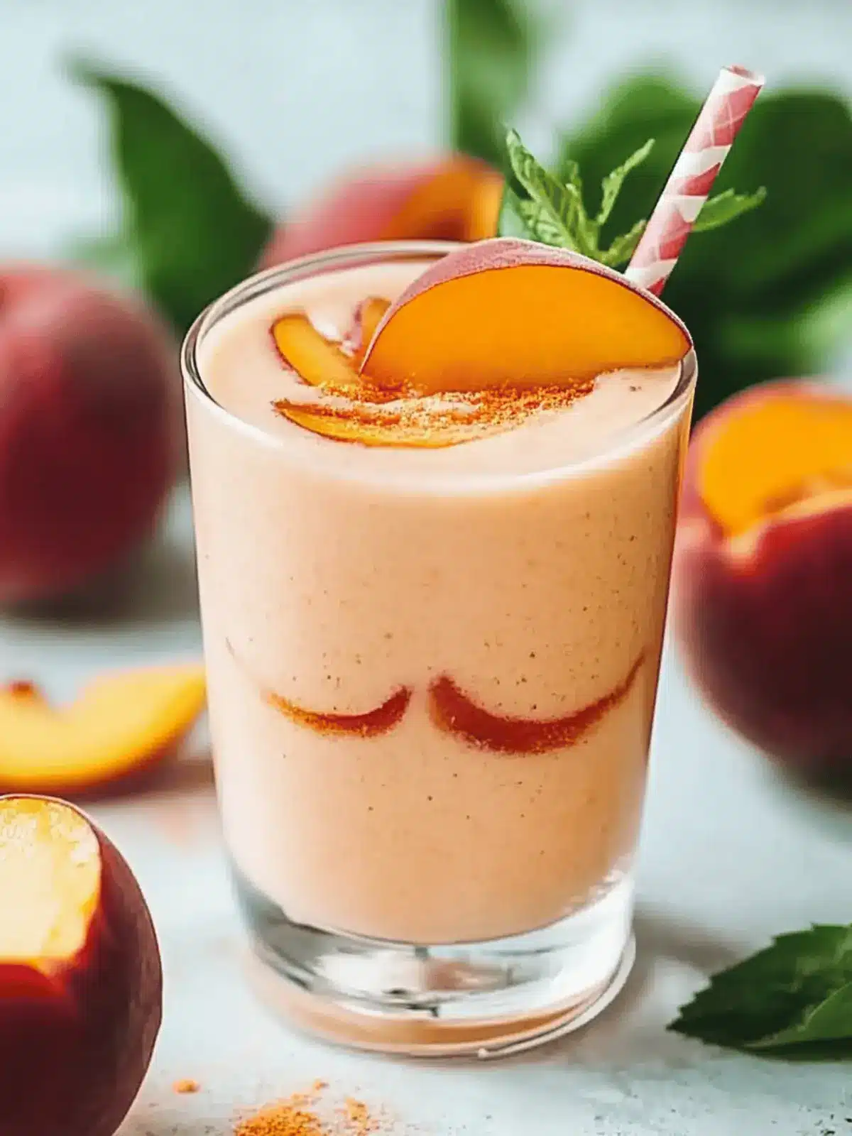 Taste Of Summer Peach Smoothie Recipe