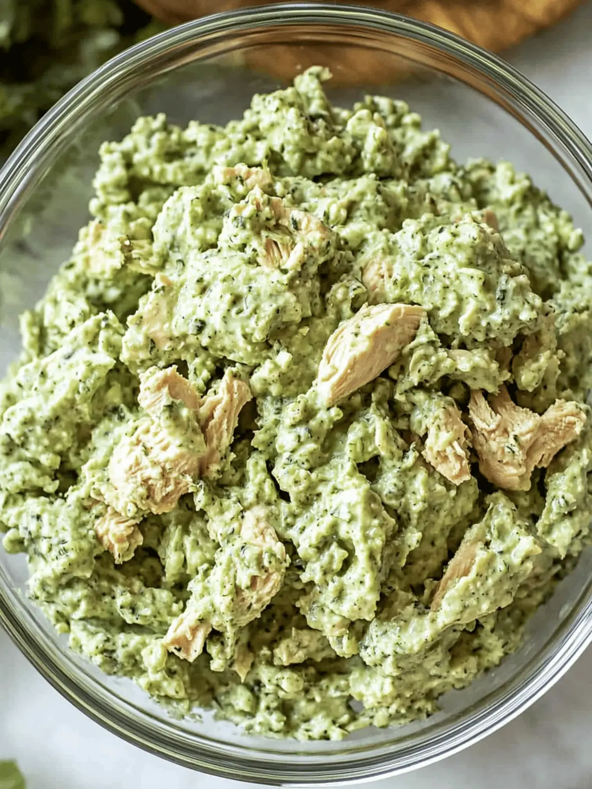 Healthy Green Goddess Chicken Salad (High-Protein)
