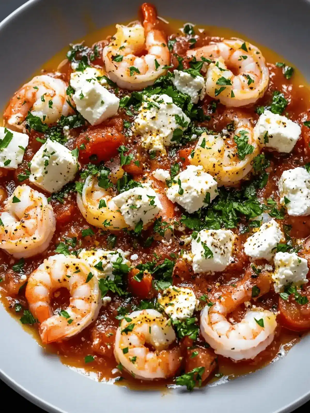 Greek Shrimp with Feta and Tomatoes Recipe