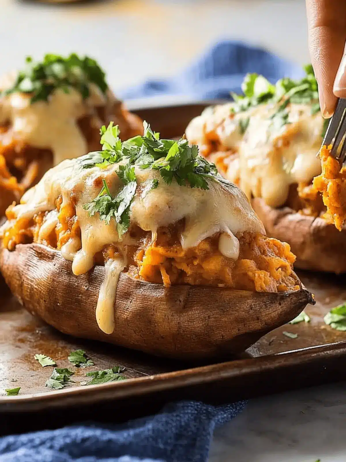 Enchilada Stuffed Sweet Potatoes