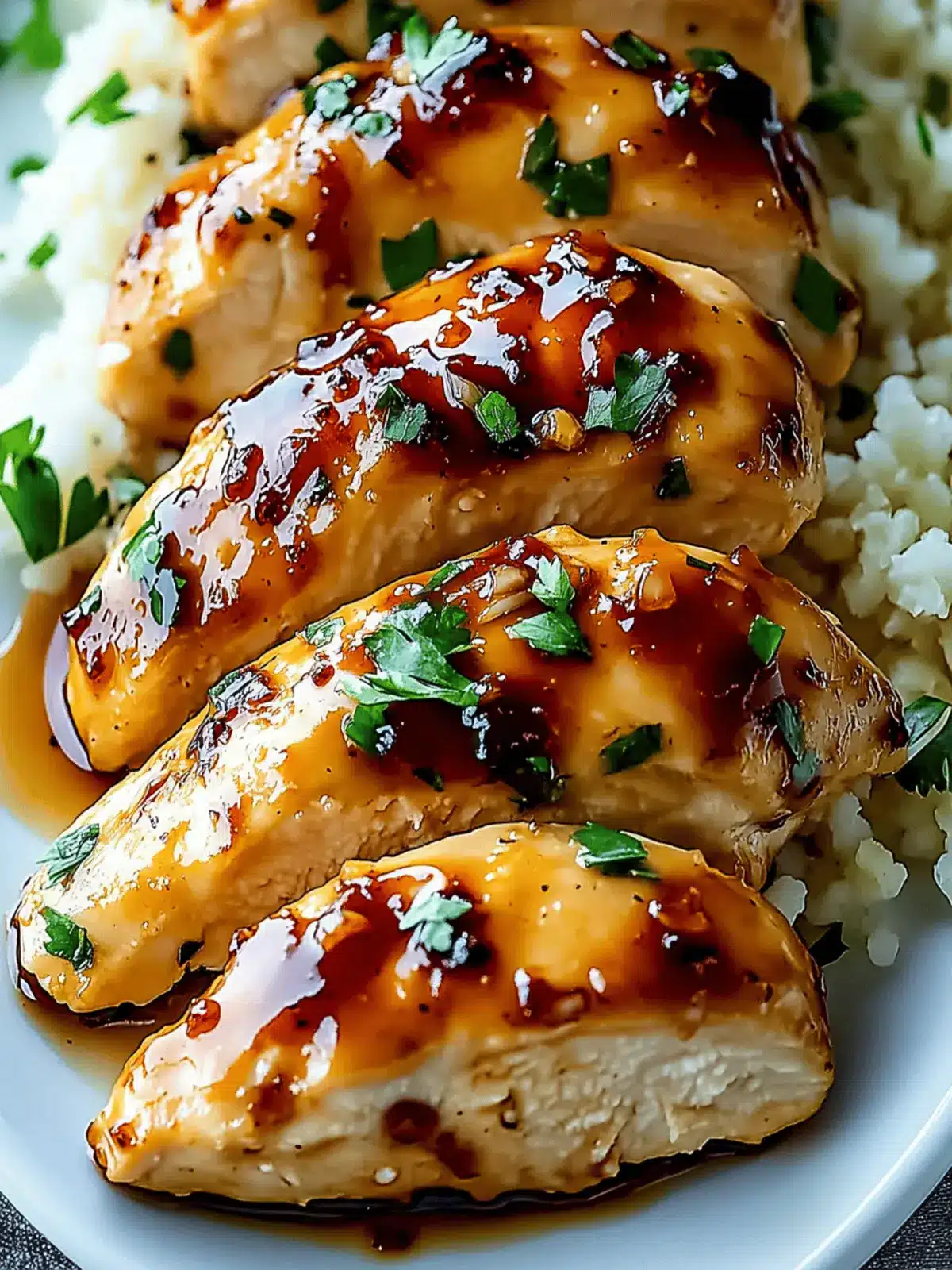 Honey Garlic Chicken Breasts