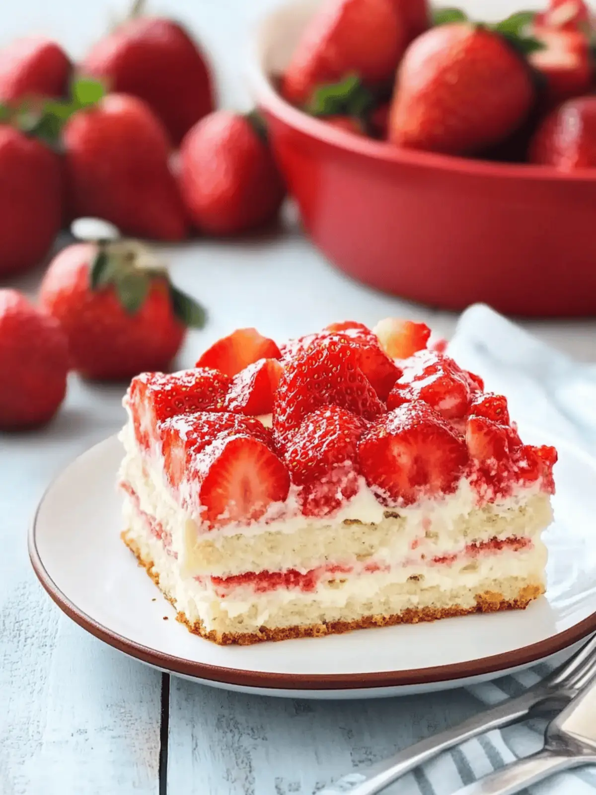 Strawberry Tiramisu