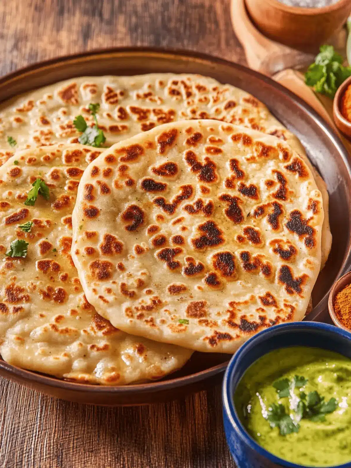 Aloo Paratha (Spiced Potato-Stuffed Flatbread)