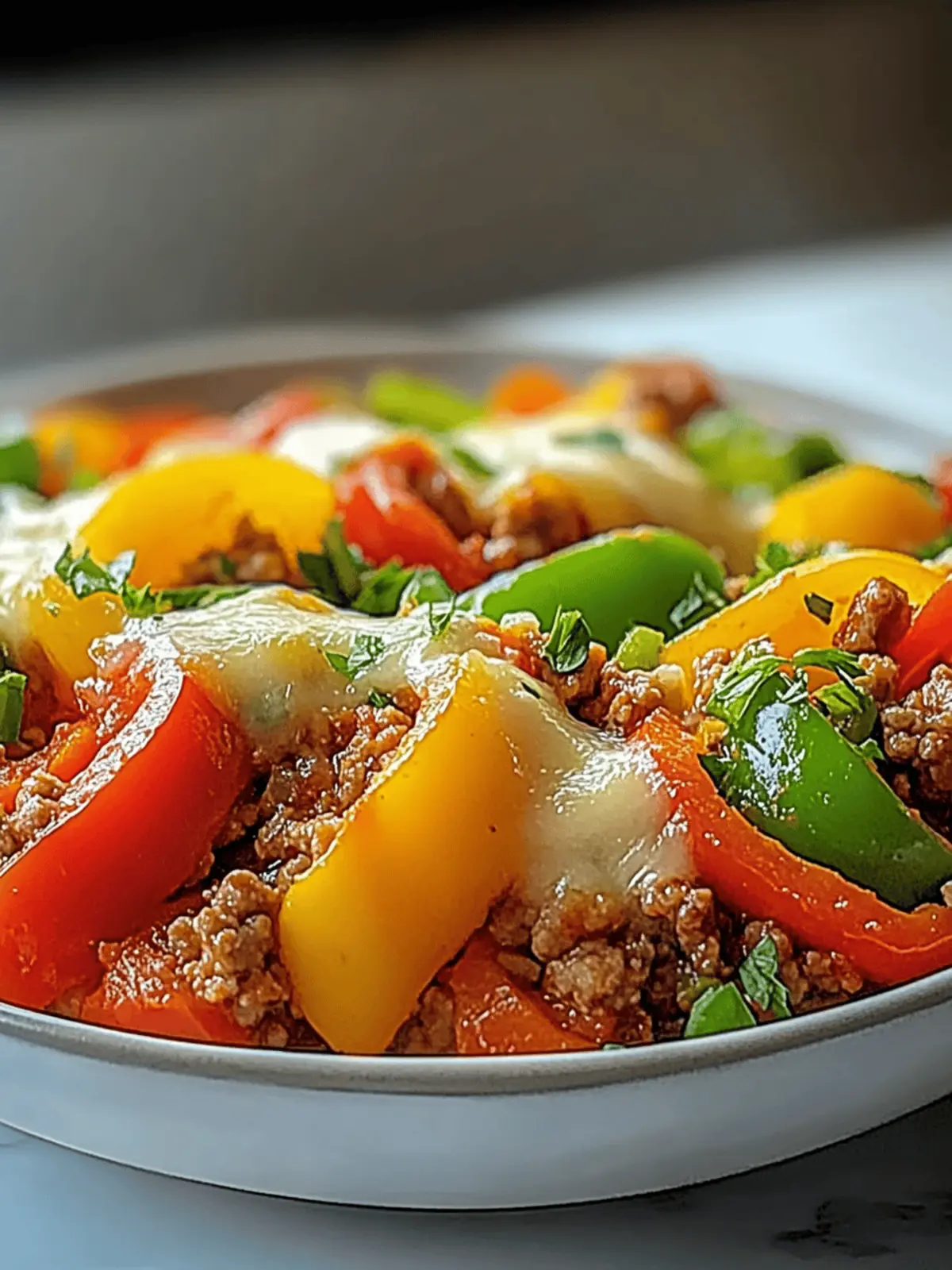 Ground Turkey and Peppers Stir-Fry