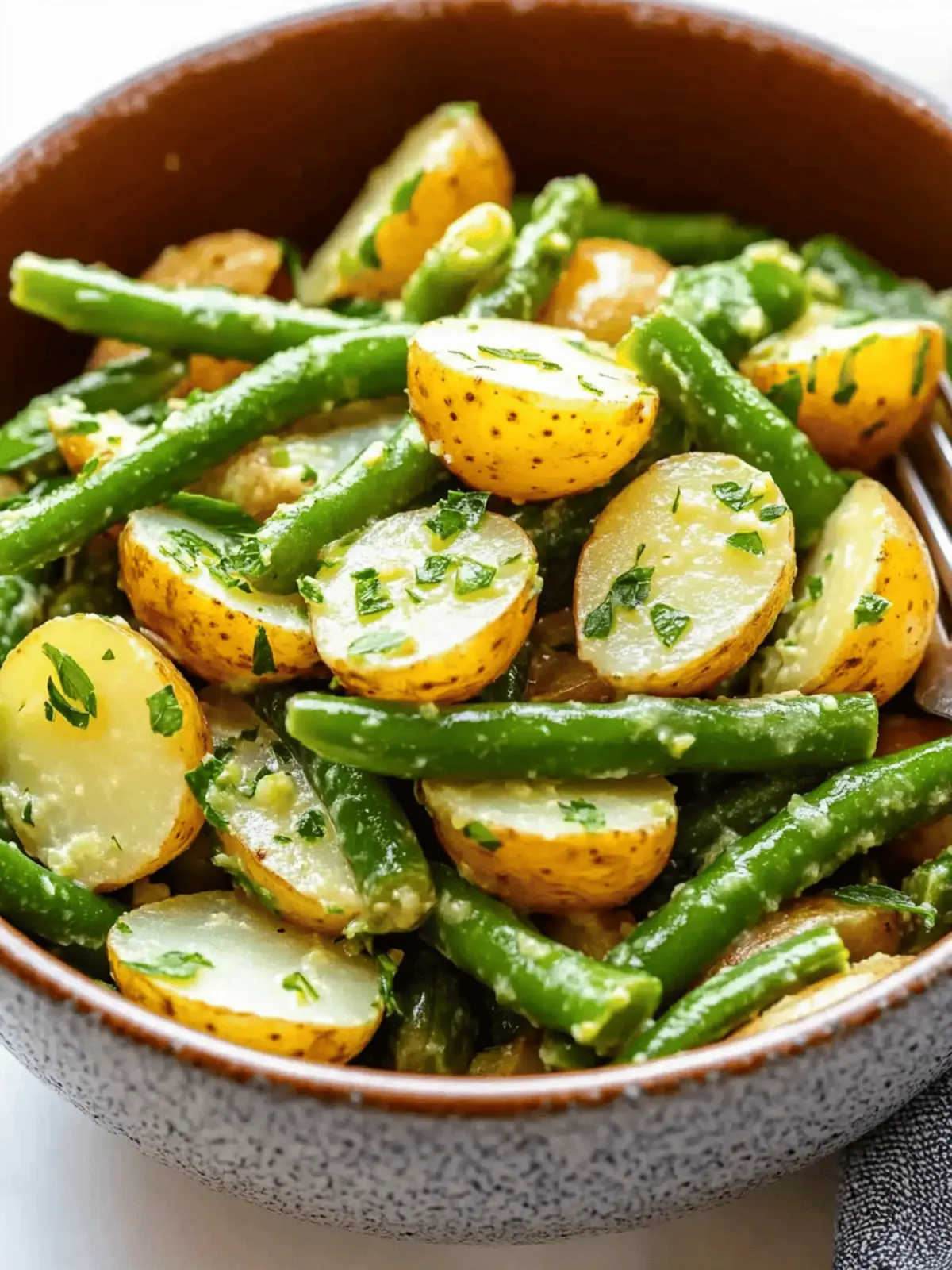 Quick Green Bean Potato Salad